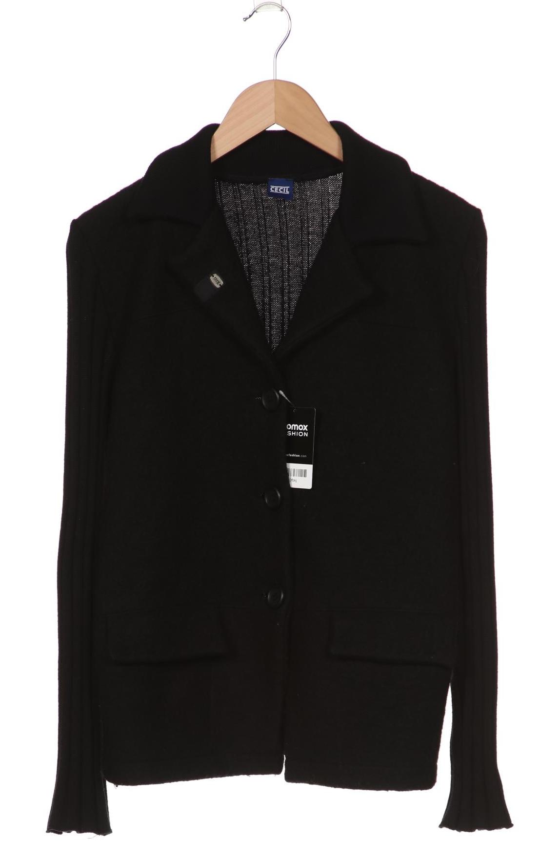 

CECIL Damen Strickjacke, schwarz