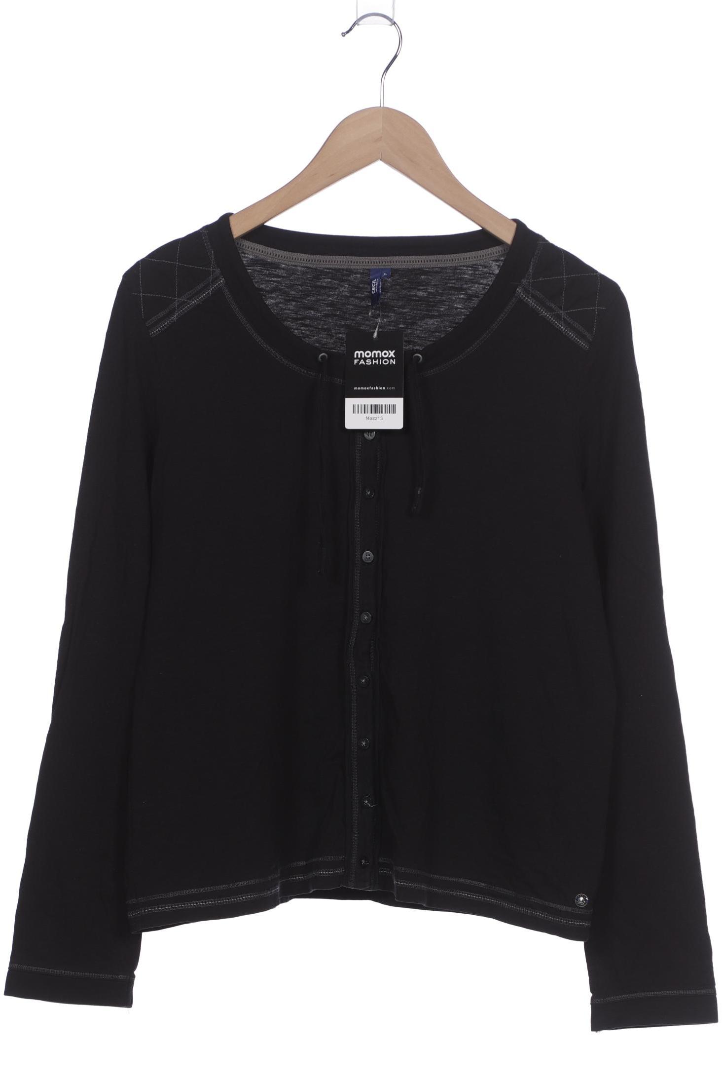 

Cecil Damen Strickjacke, schwarz, Gr. 44