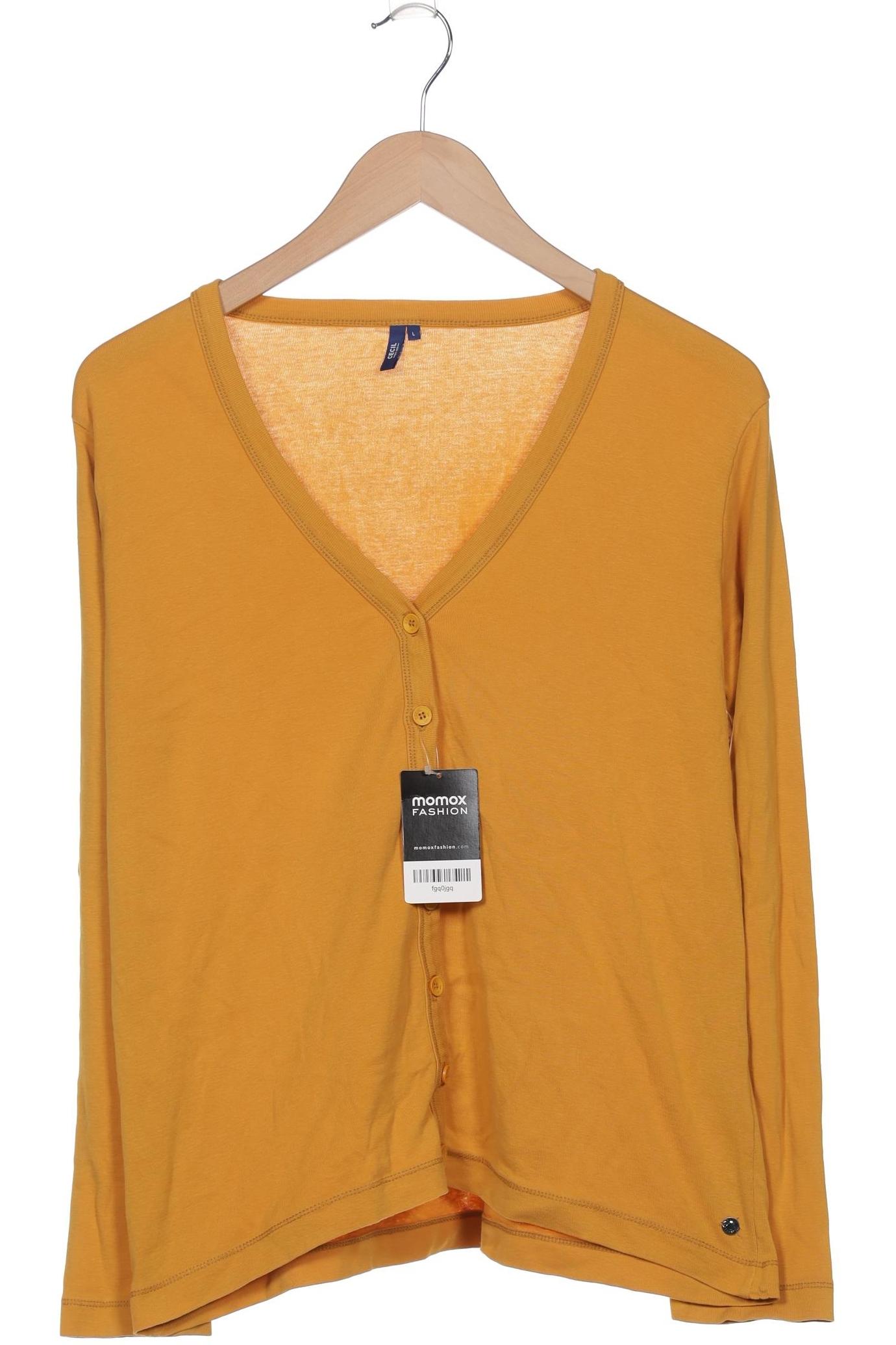 

Cecil Damen Strickjacke, gelb, Gr. 42