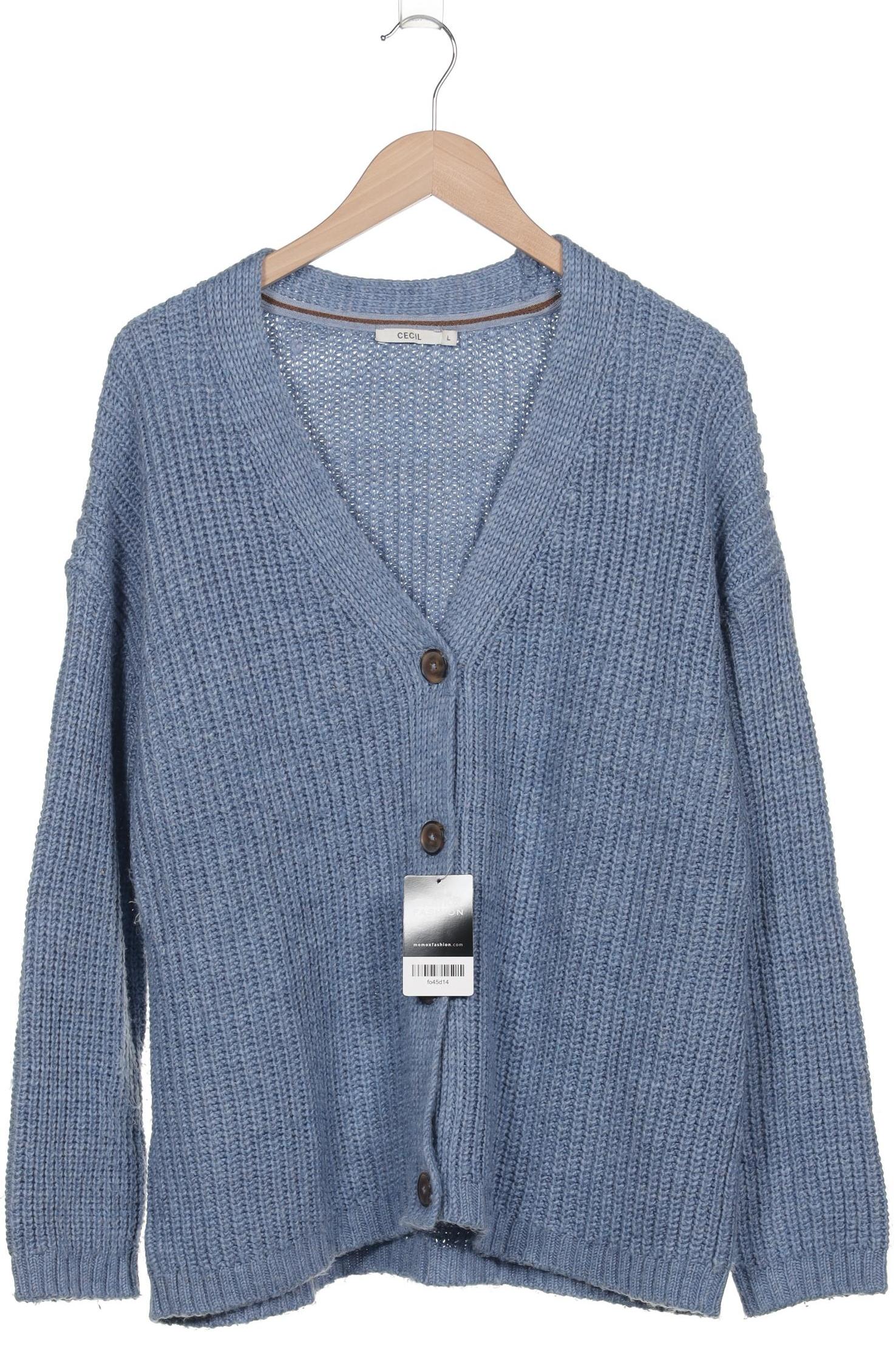 

Cecil Damen Strickjacke, blau, Gr. 42