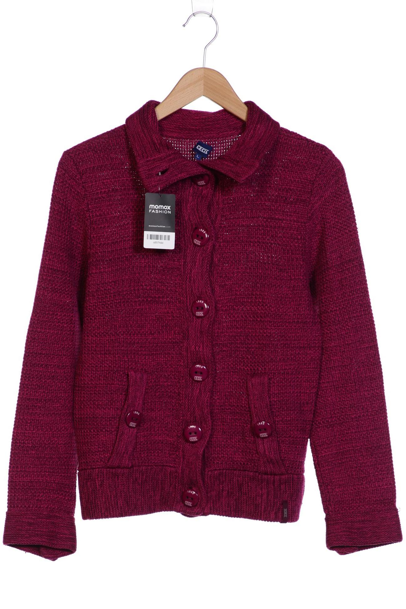 

Cecil Damen Strickjacke, bordeaux, Gr. 42