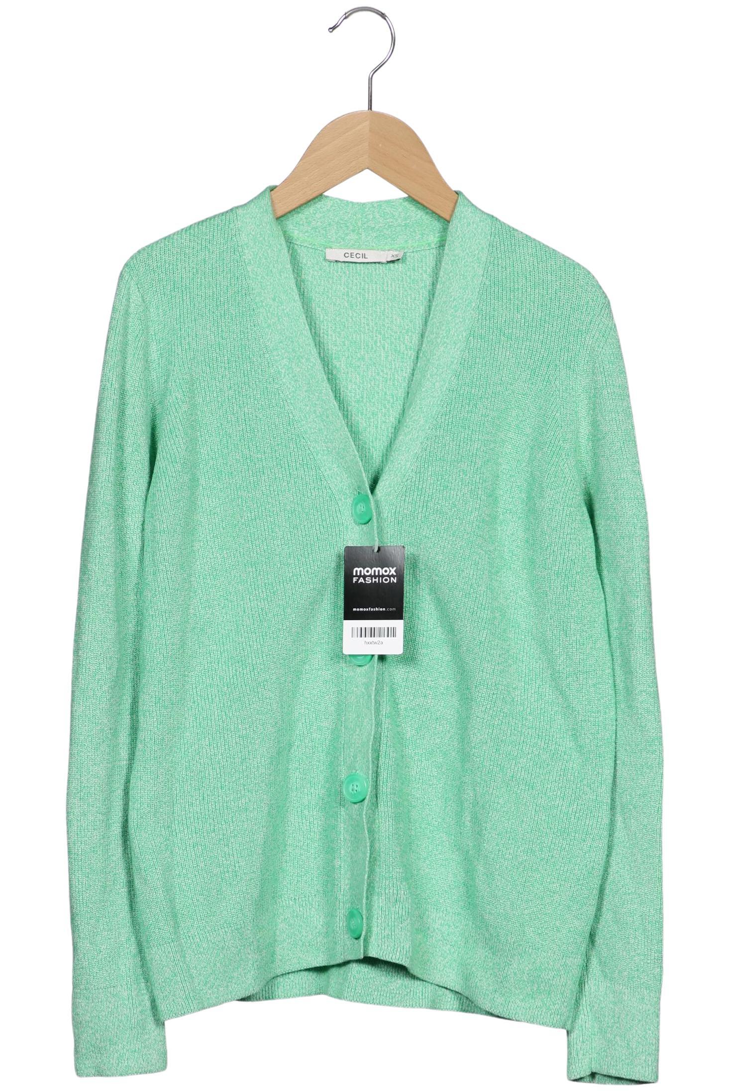 

Cecil Damen Strickjacke, hellgrün, Gr. 34