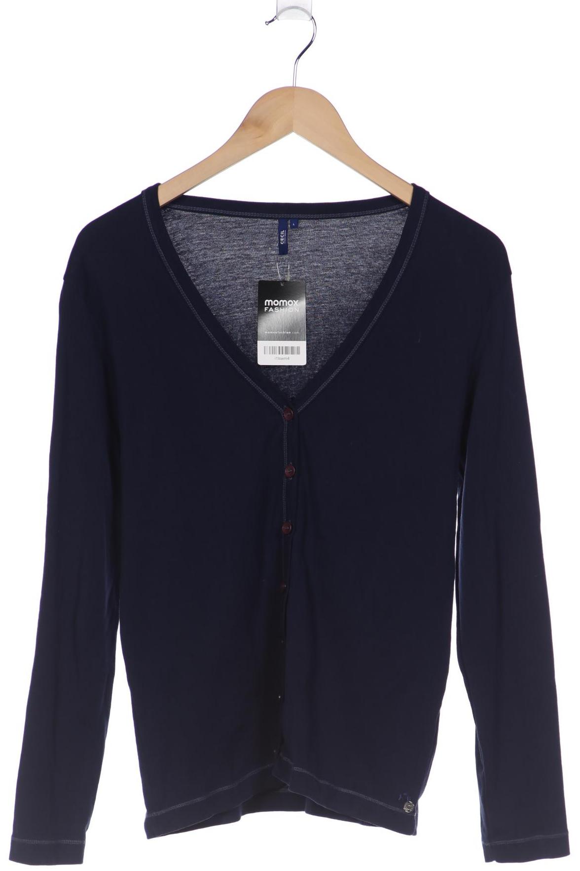 

CECIL Damen Strickjacke, marineblau