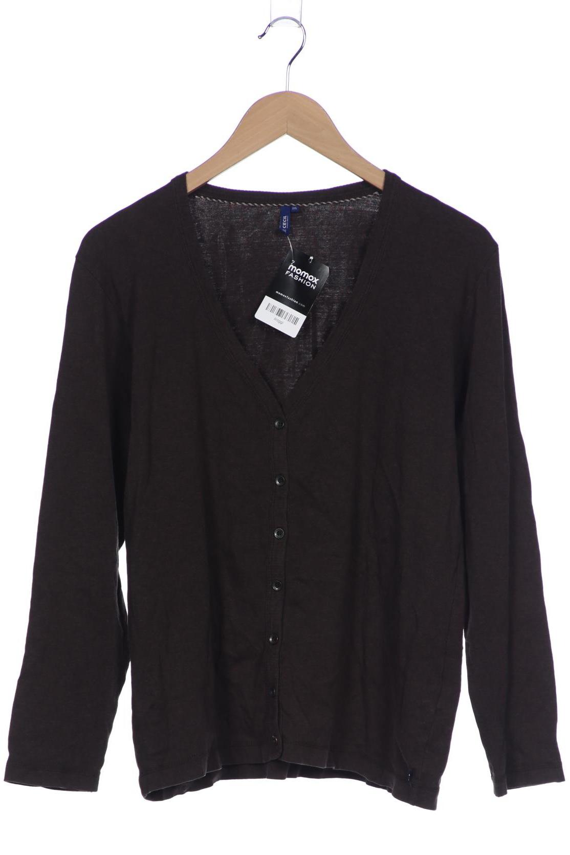 

Cecil Damen Strickjacke, braun, Gr. 46