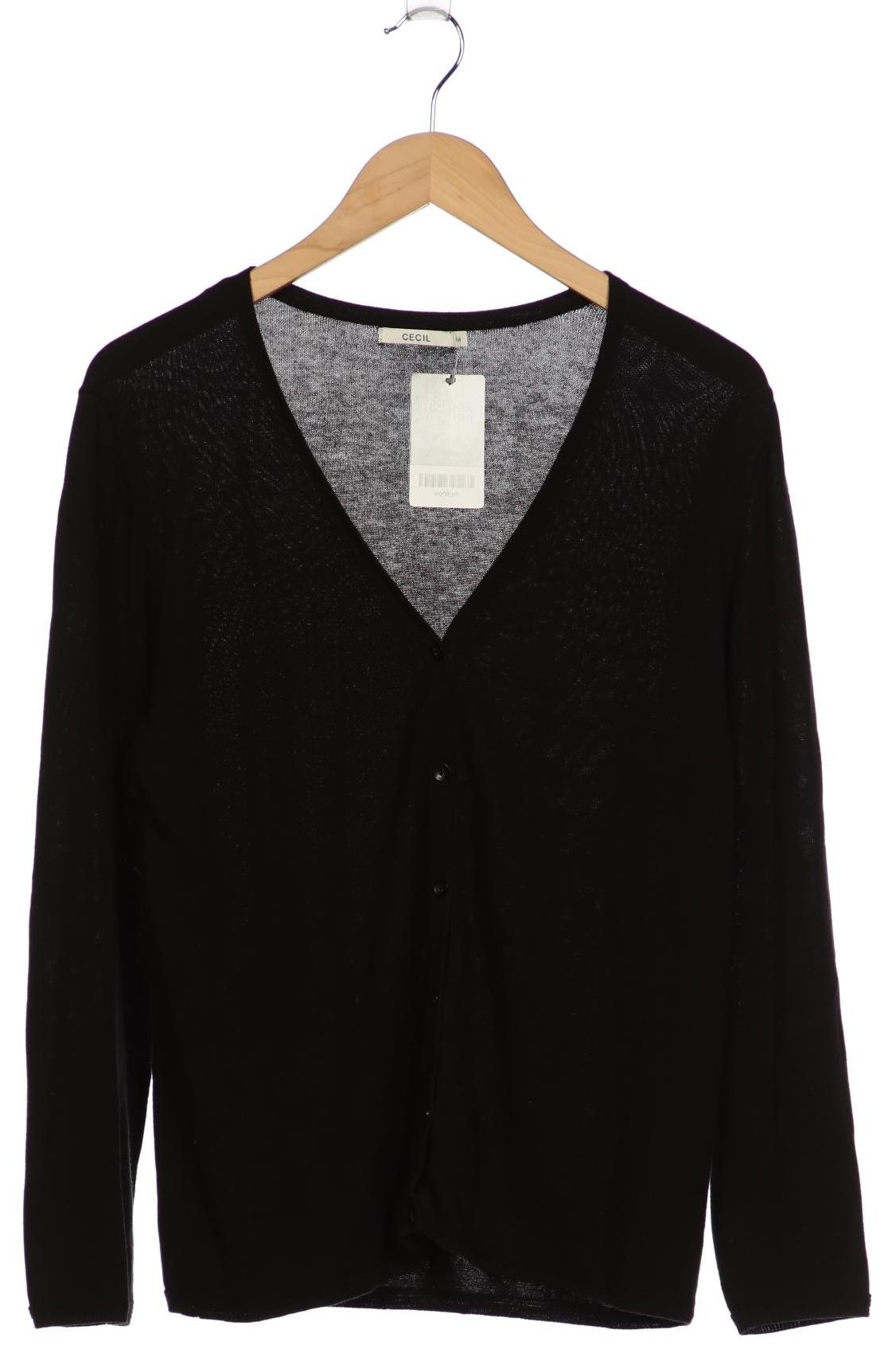 

Cecil Damen Strickjacke, schwarz, Gr. 38