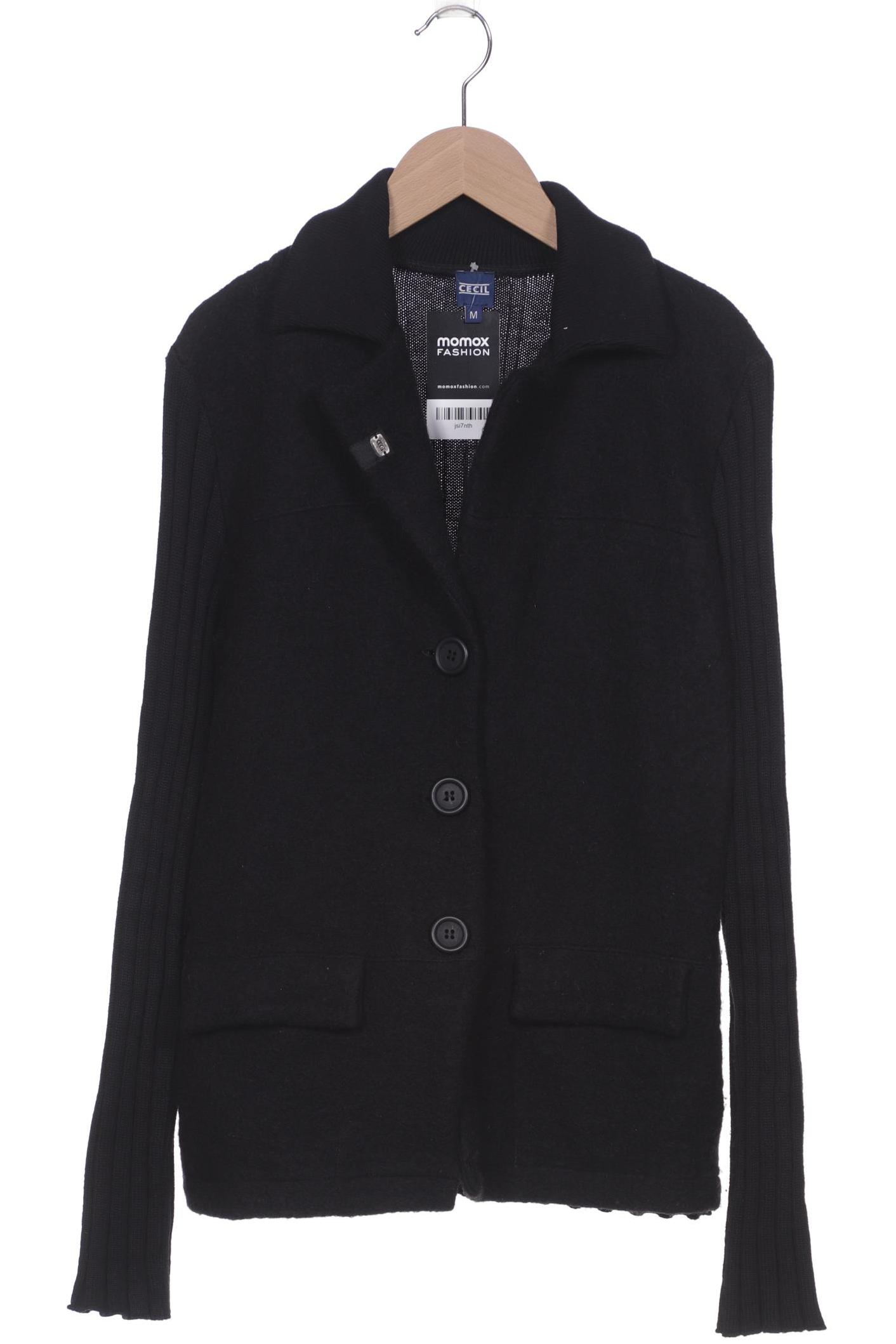 

CECIL Damen Strickjacke, schwarz