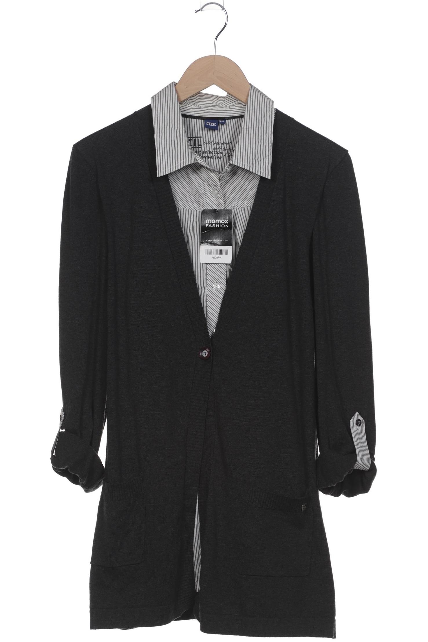 

Cecil Damen Strickjacke, grau, Gr. 46