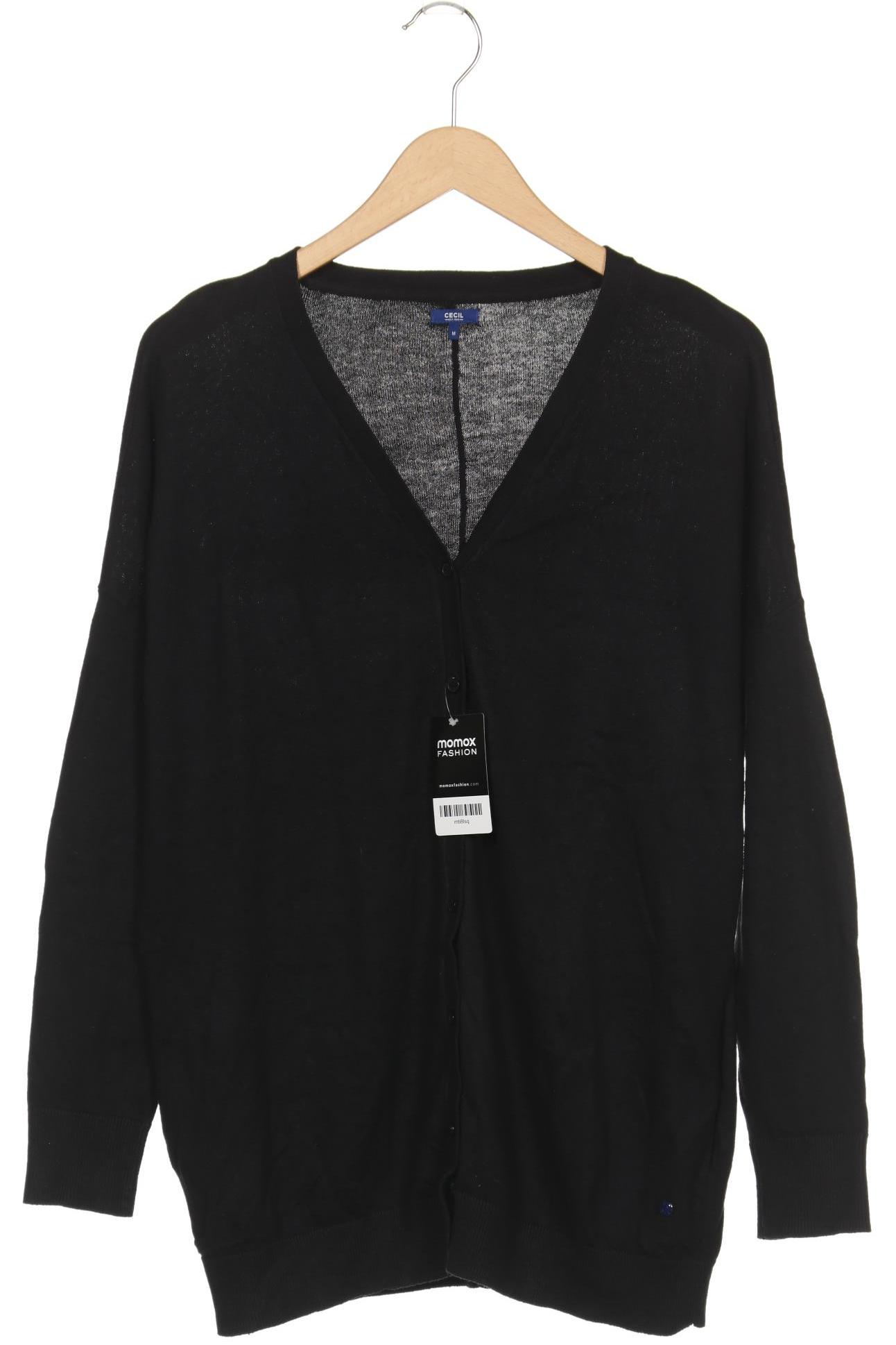 

CECIL Damen Strickjacke, schwarz