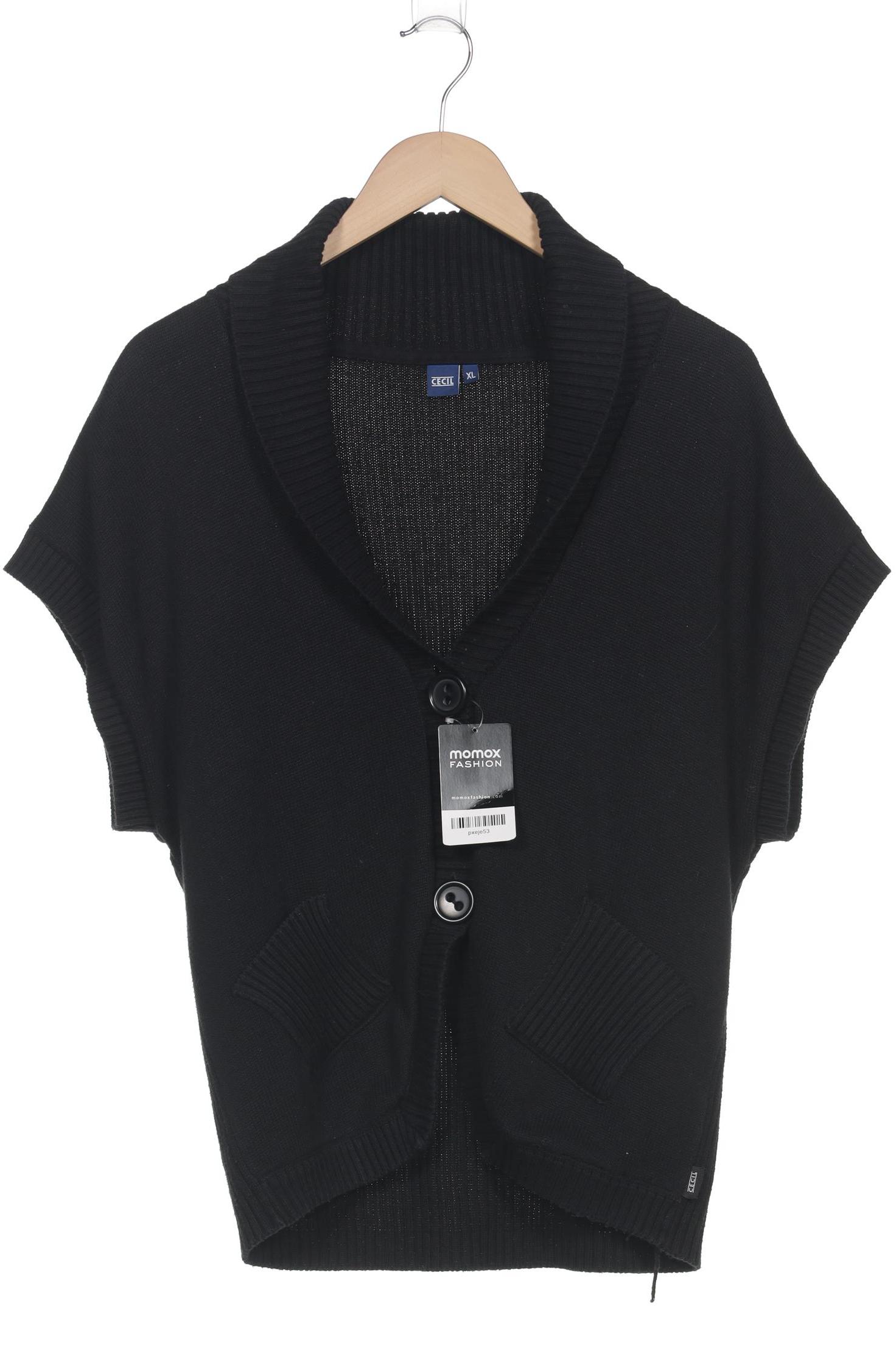 

Cecil Damen Strickjacke, schwarz, Gr. 44