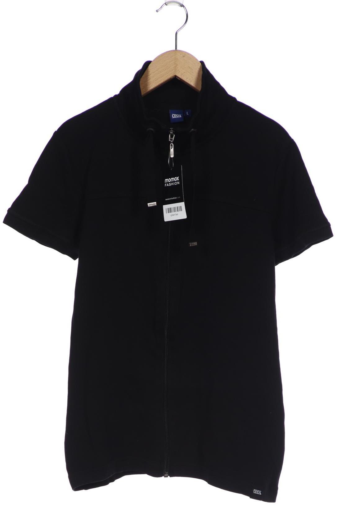 

CECIL Damen Strickjacke, schwarz