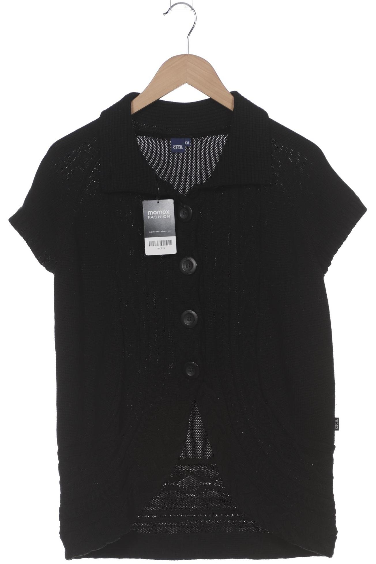 

Cecil Damen Strickjacke, schwarz, Gr. 46