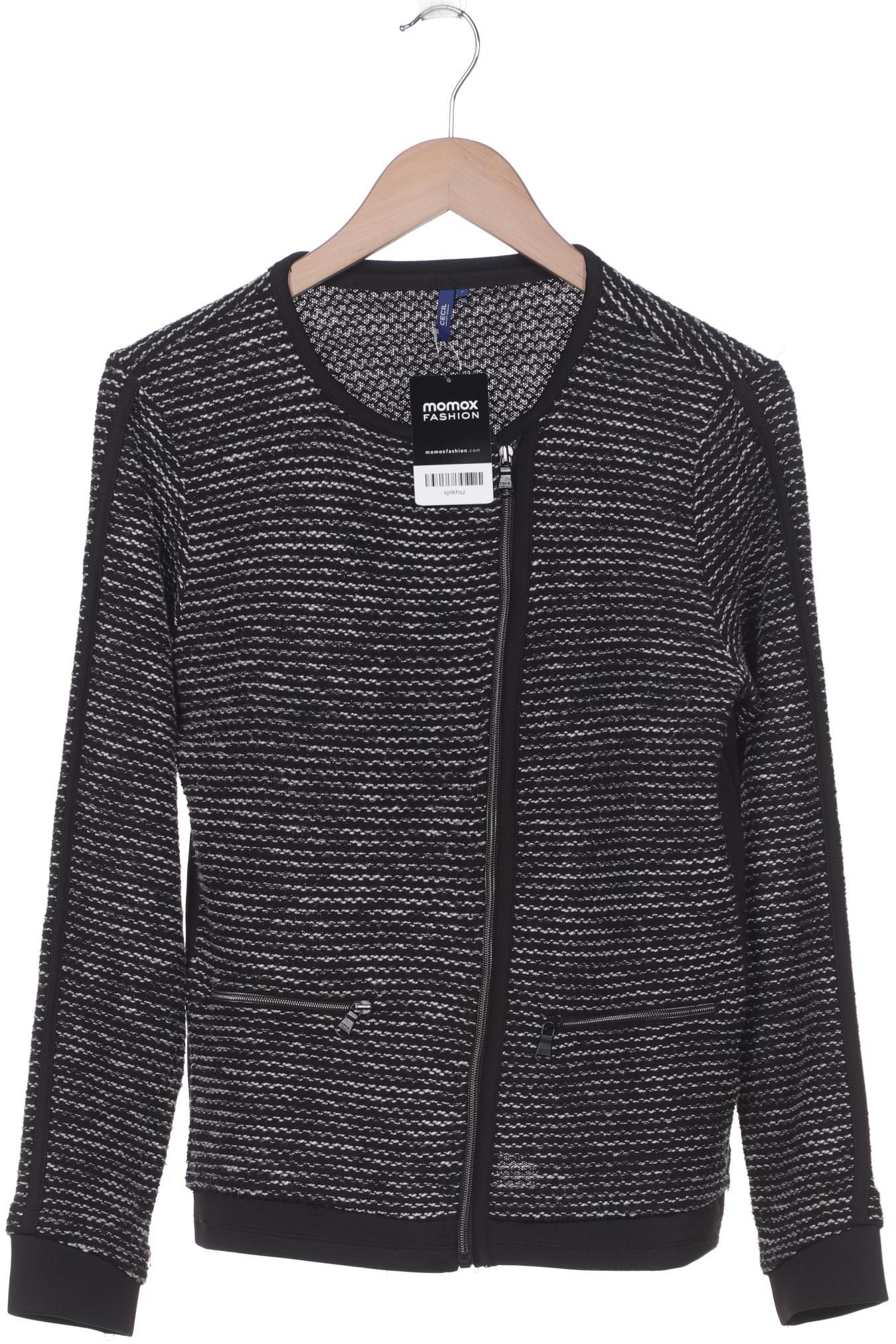 

CECIL Damen Strickjacke, schwarz