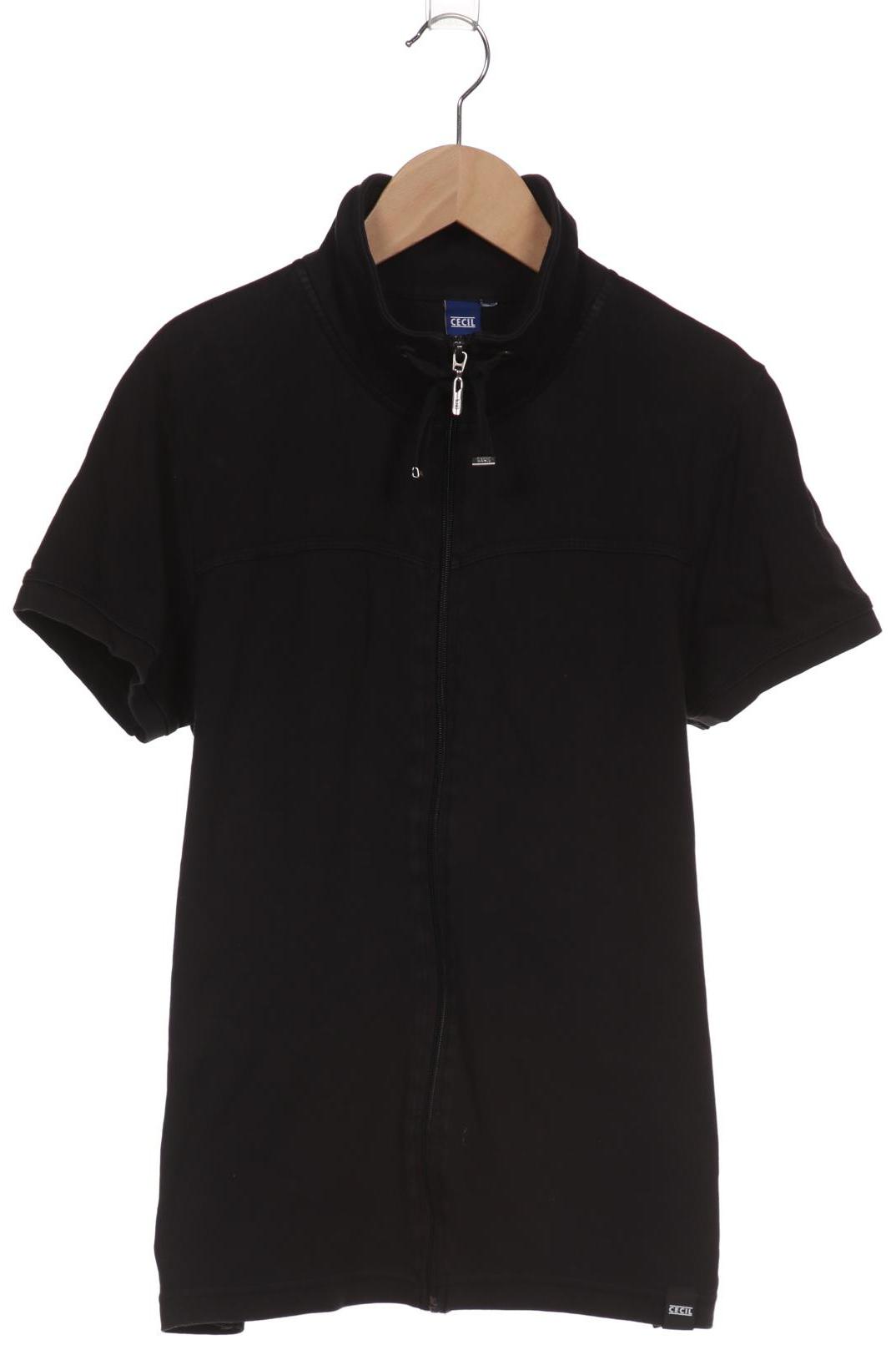 

CECIL Damen Strickjacke, schwarz