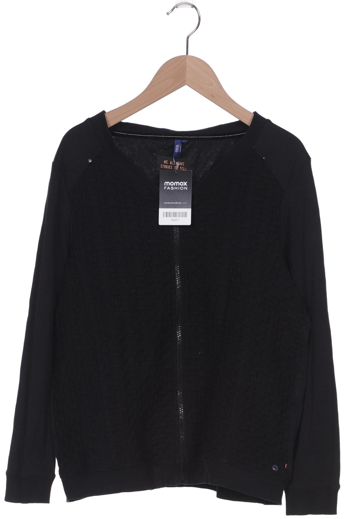 

CECIL Damen Strickjacke, schwarz