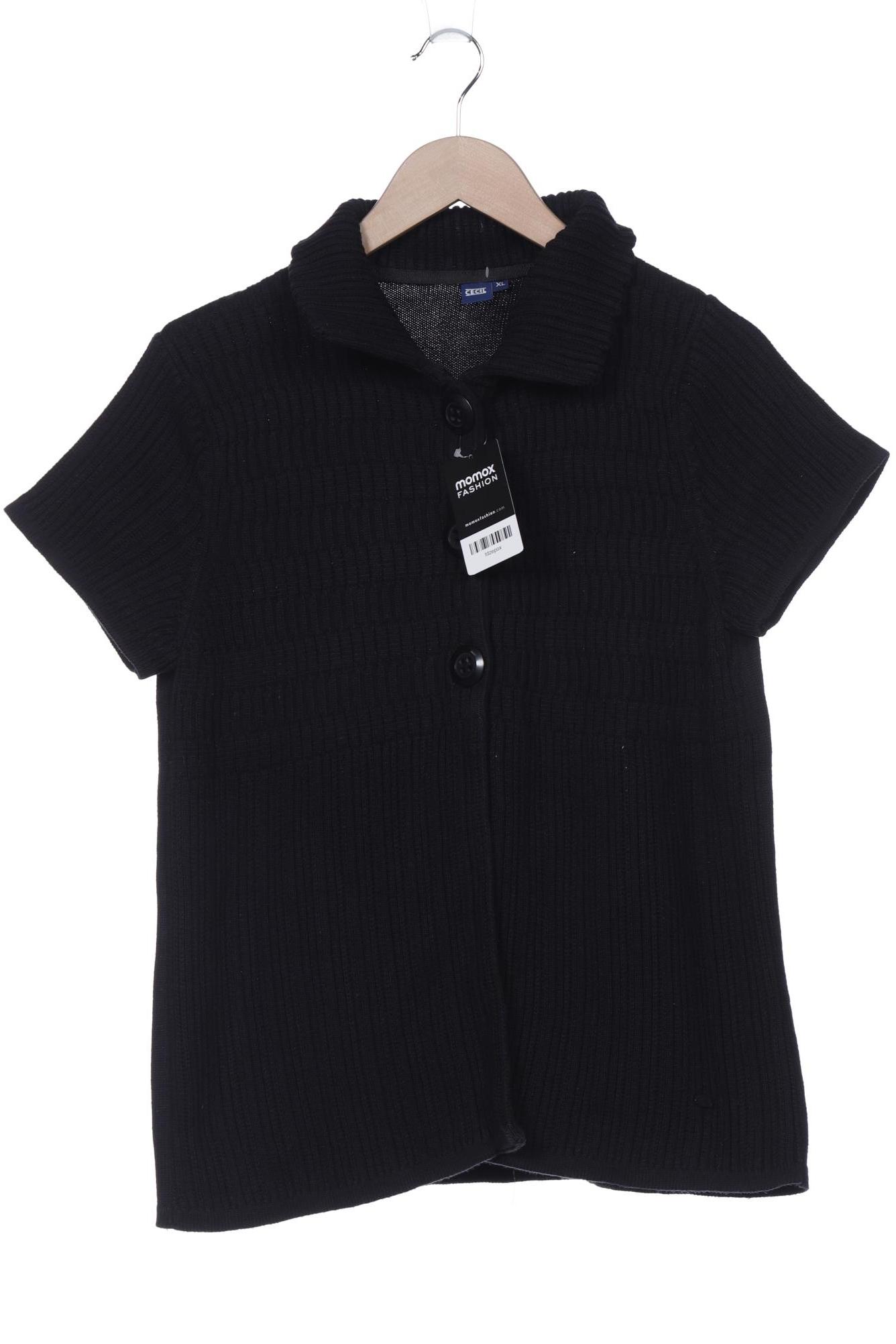 

Cecil Damen Strickjacke, schwarz, Gr. 44