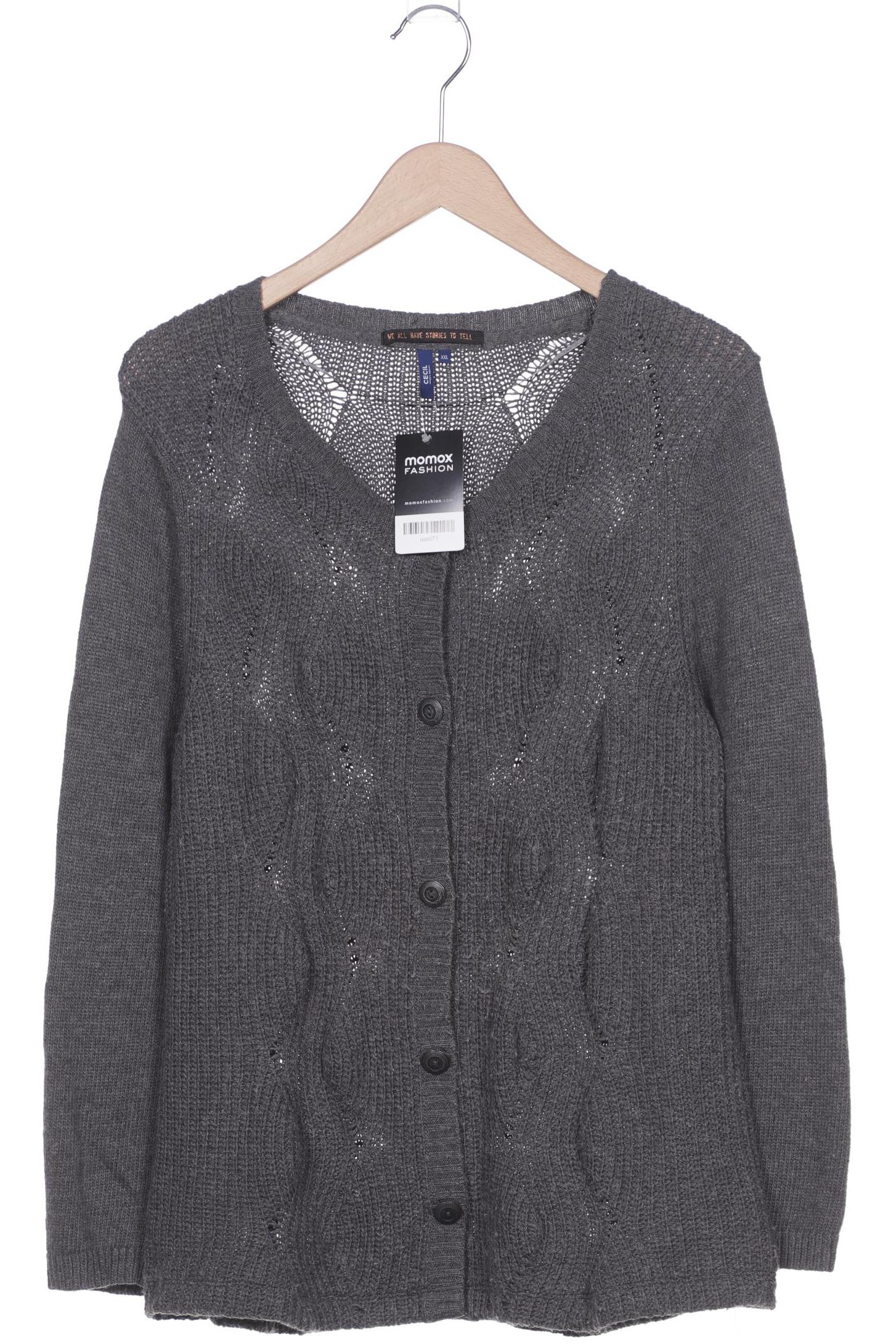 

CECIL Damen Strickjacke, grau
