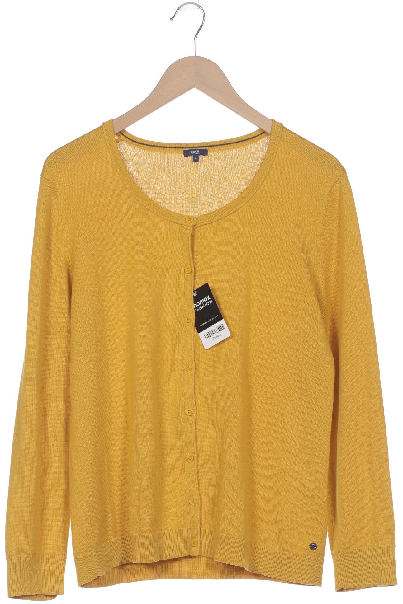 

Cecil Damen Strickjacke, gelb, Gr. 44