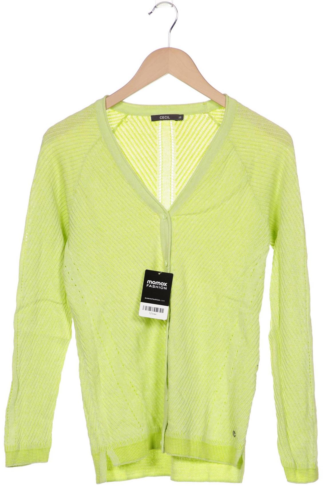 

Cecil Damen Strickjacke, hellgrün, Gr. 34