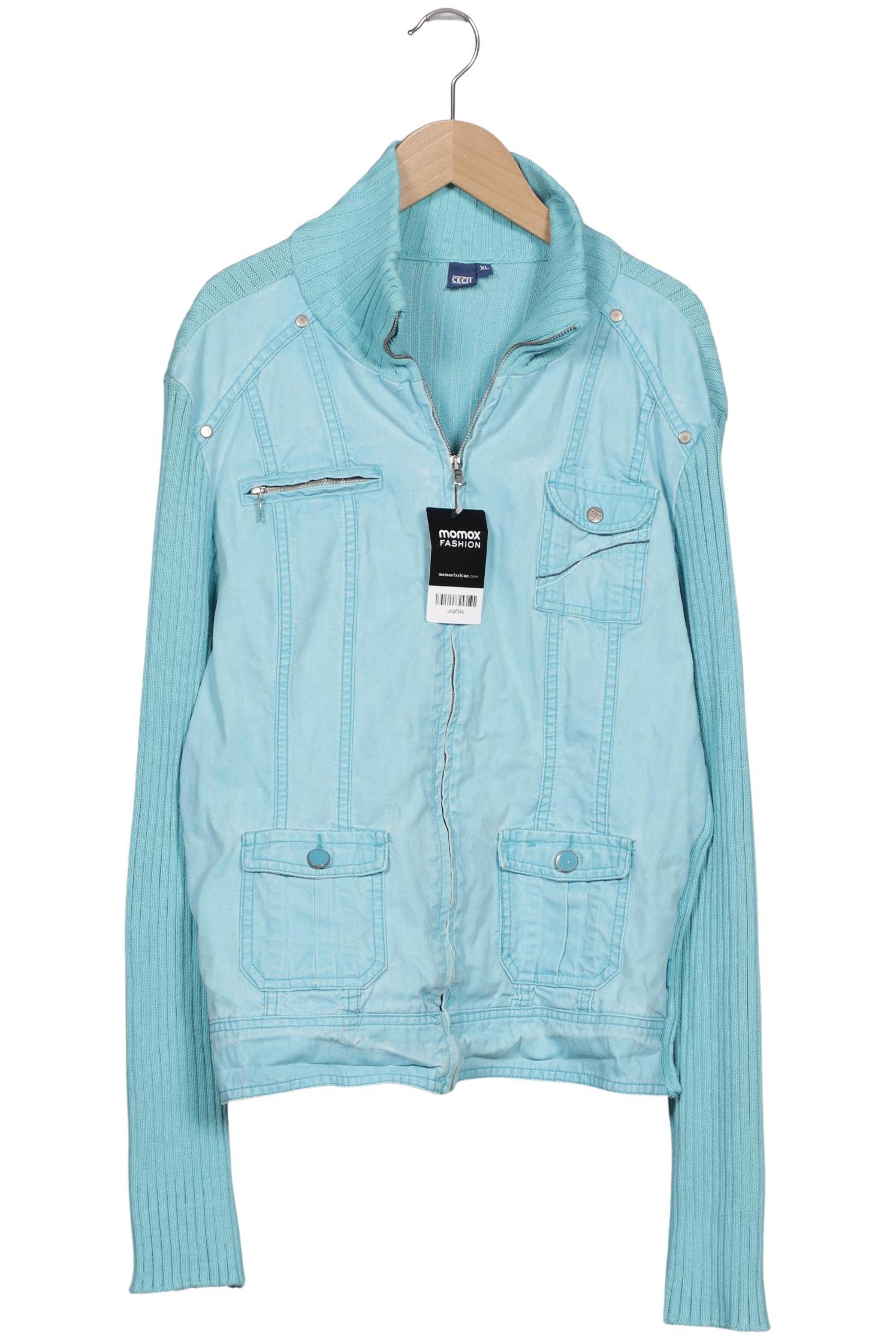 

Cecil Damen Strickjacke, hellblau, Gr. 44