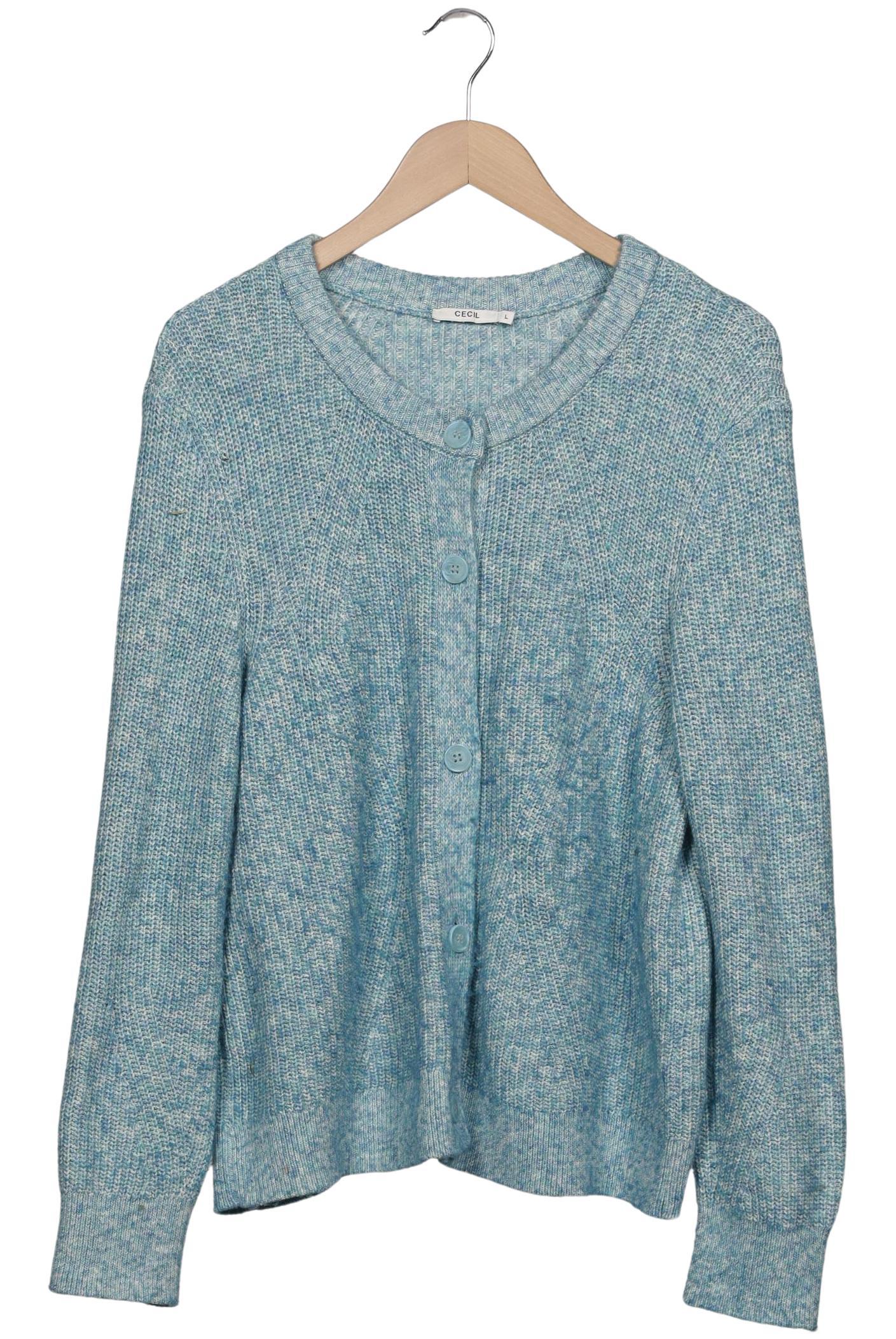 

Cecil Damen Strickjacke, hellblau, Gr. 42
