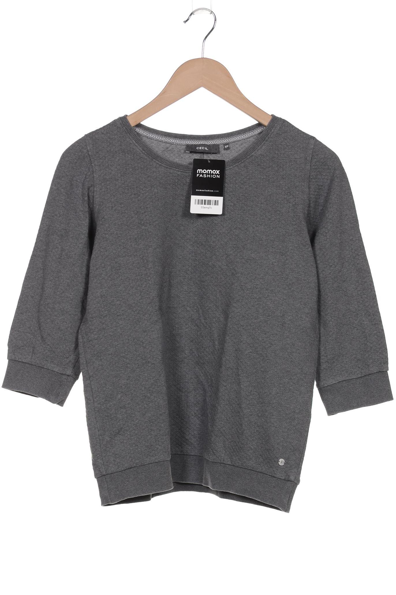 Thumbnail - Cecil Damen Sweatshirt, grau, Gr. 34