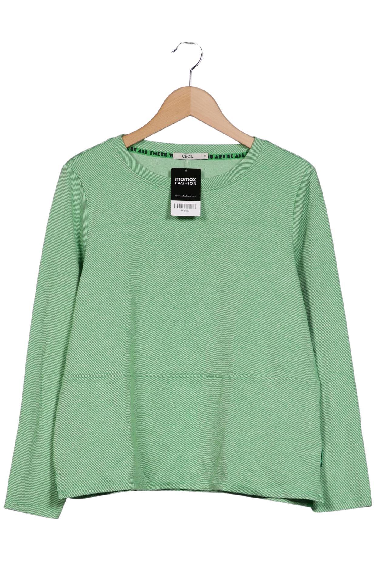 

Cecil Damen Sweatshirt, hellgrün, Gr. 38