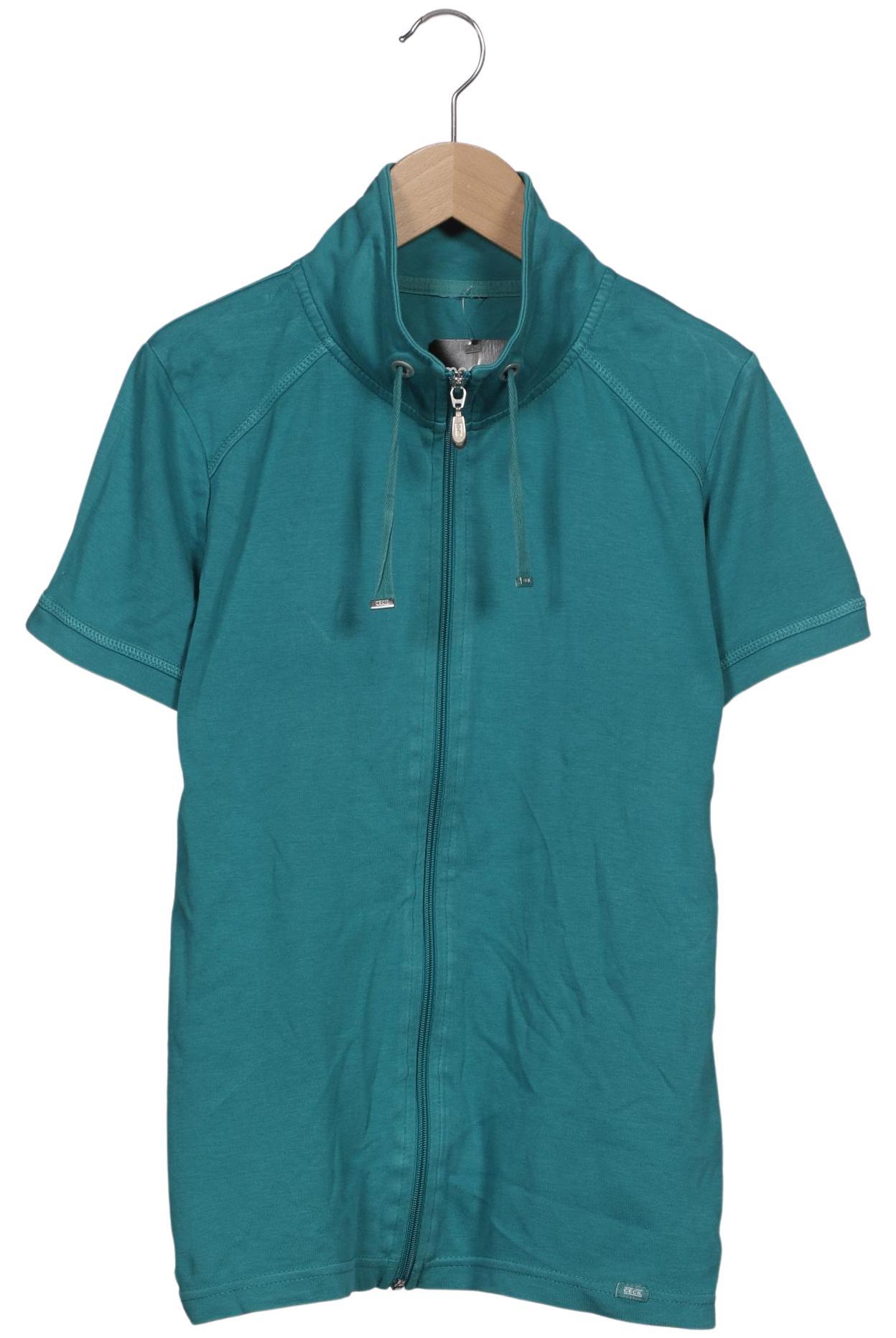 

Cecil Damen Sweatshirt, türkis, Gr. 38