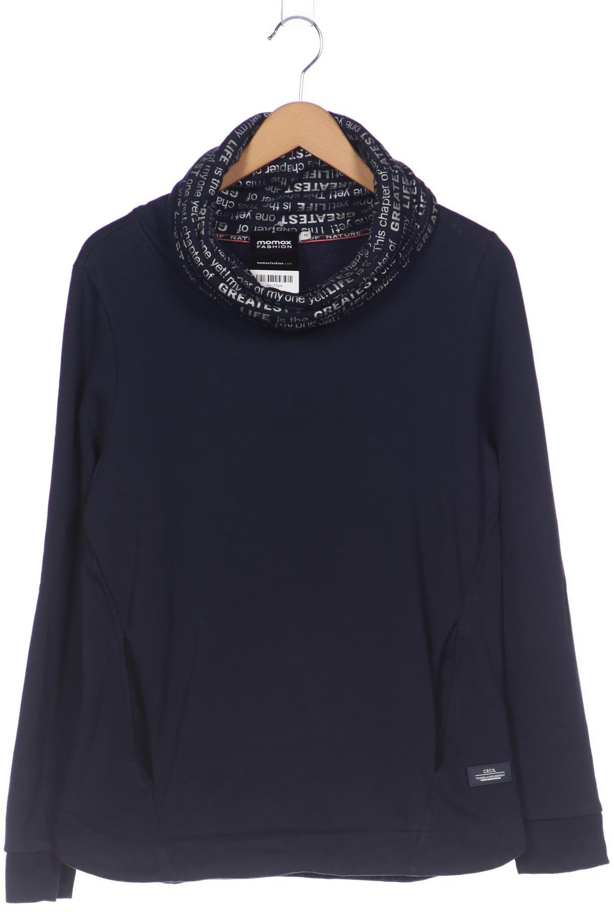 

Cecil Damen Sweatshirt, marineblau, Gr. 38