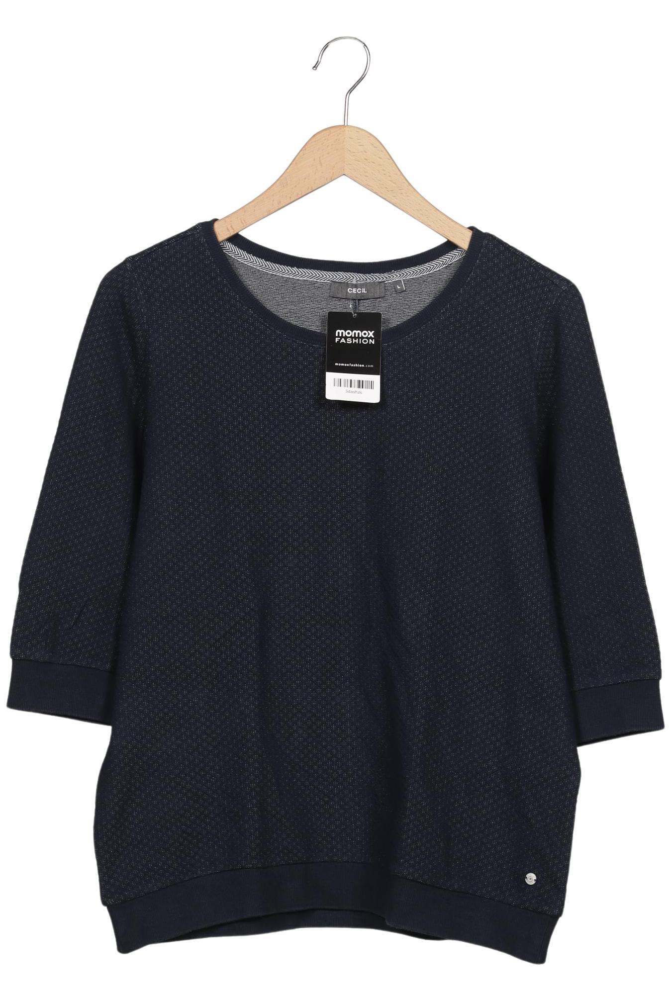 

Cecil Damen Sweatshirt, marineblau, Gr. 42