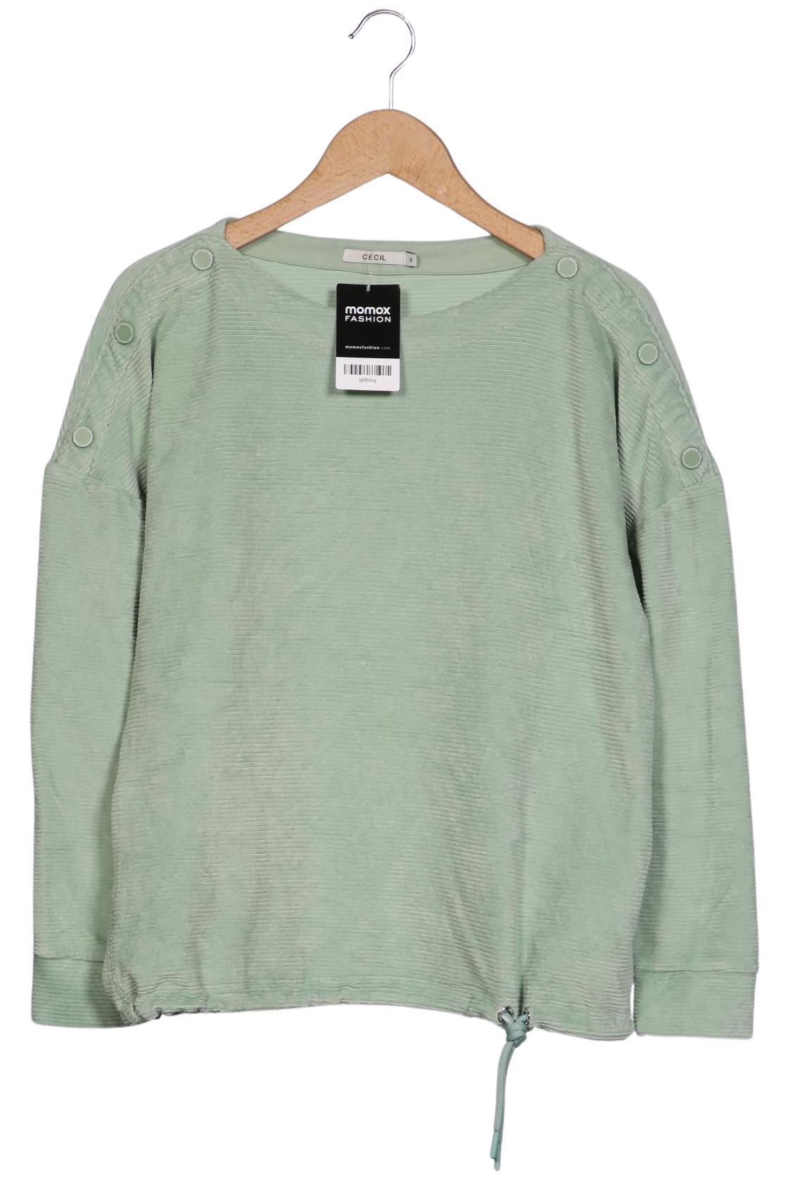 

Cecil Damen Sweatshirt, hellgrün, Gr. 36