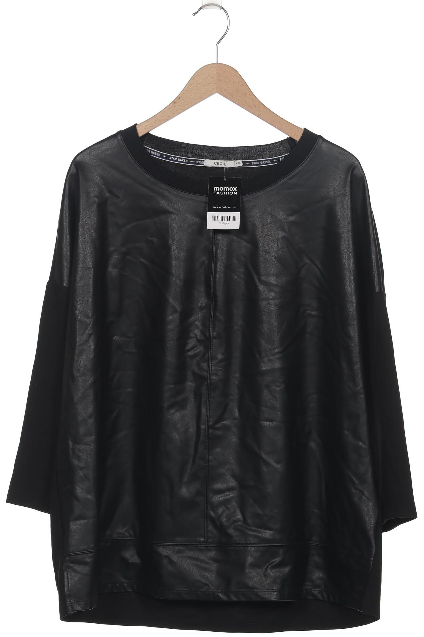 

Cecil Damen Sweatshirt, schwarz, Gr. 46