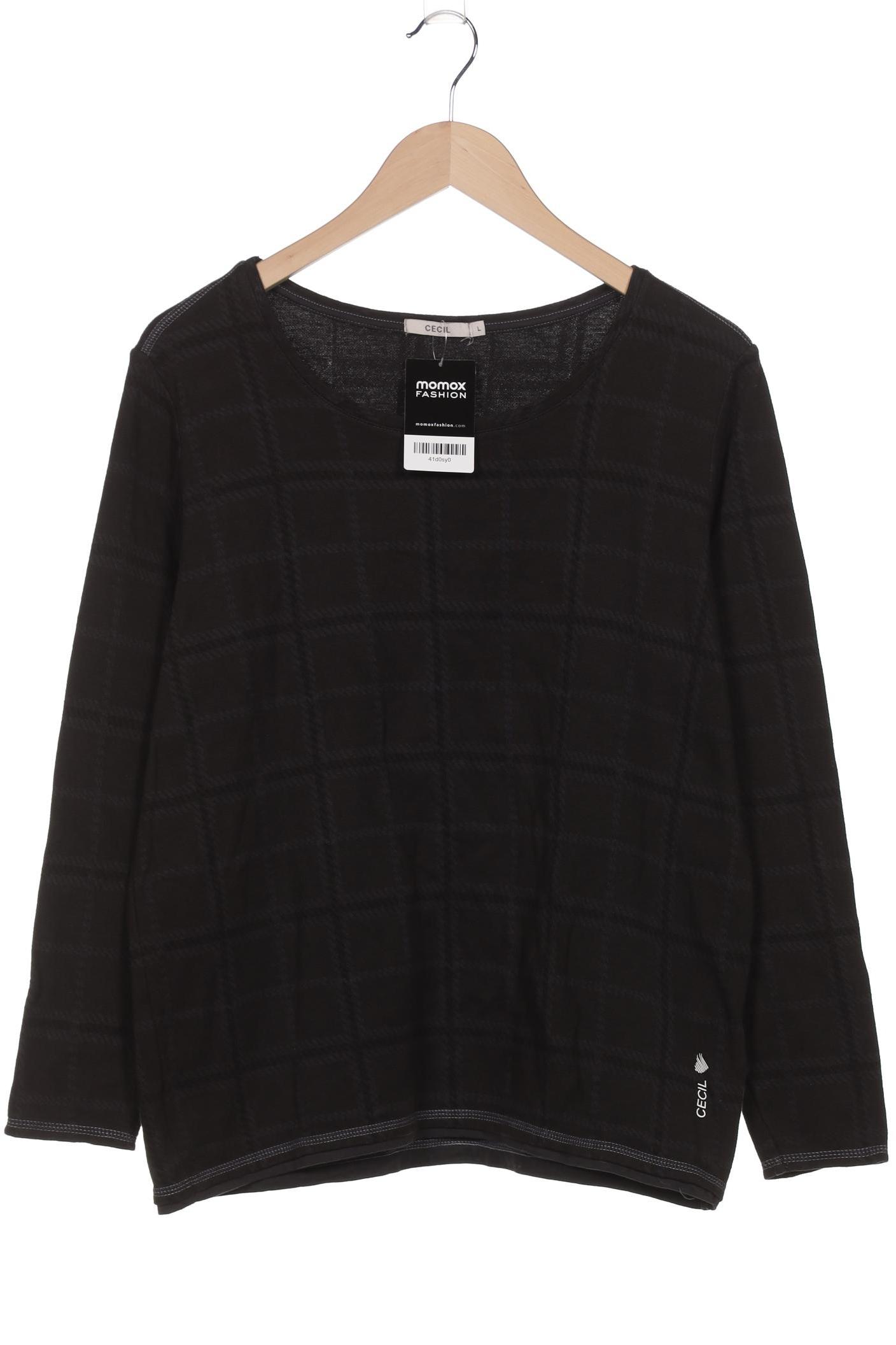 

Cecil Damen Sweatshirt, schwarz, Gr. 42