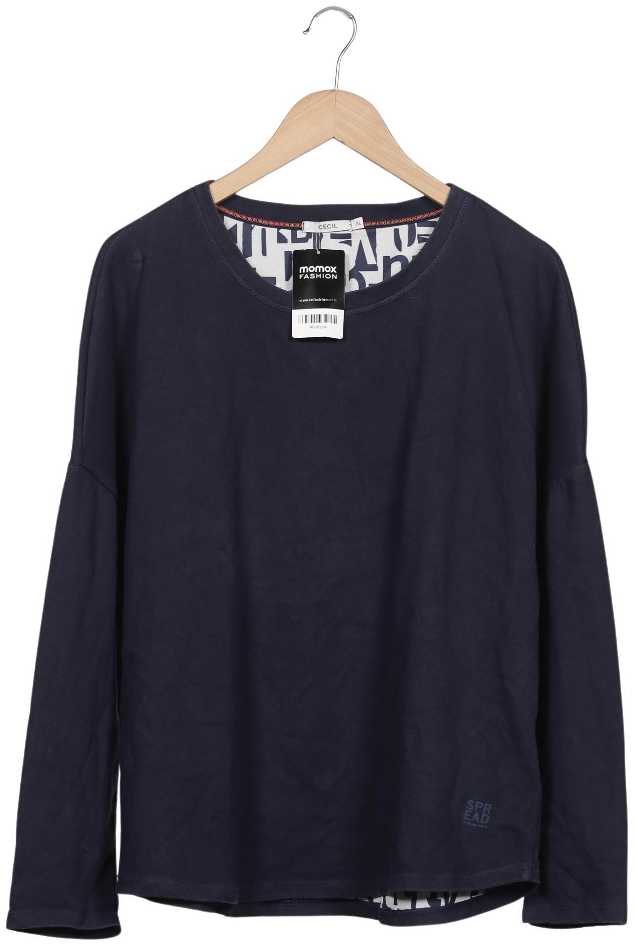 

Cecil Damen Sweatshirt, marineblau, Gr. 44