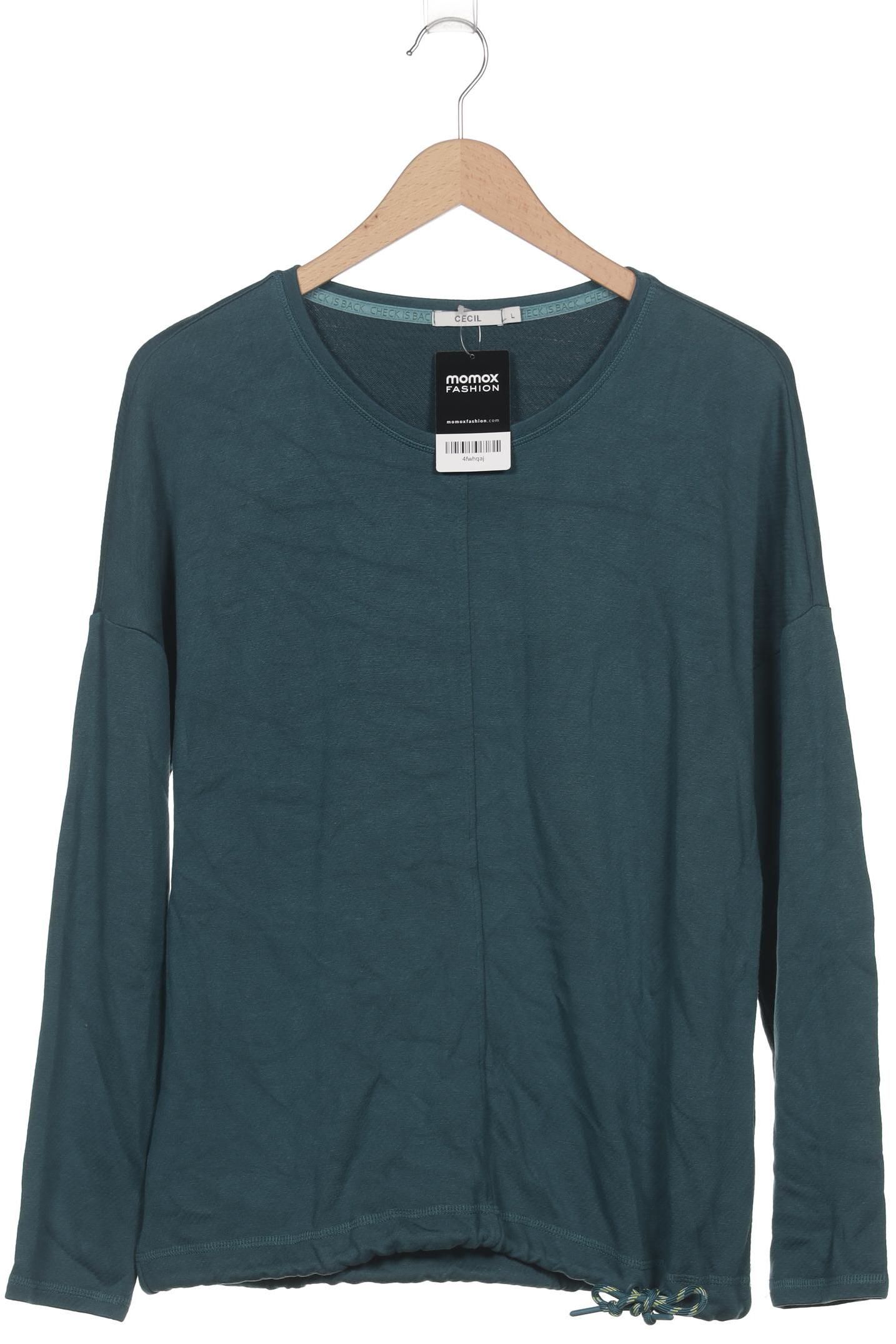 

Cecil Damen Sweatshirt, türkis, Gr. 42