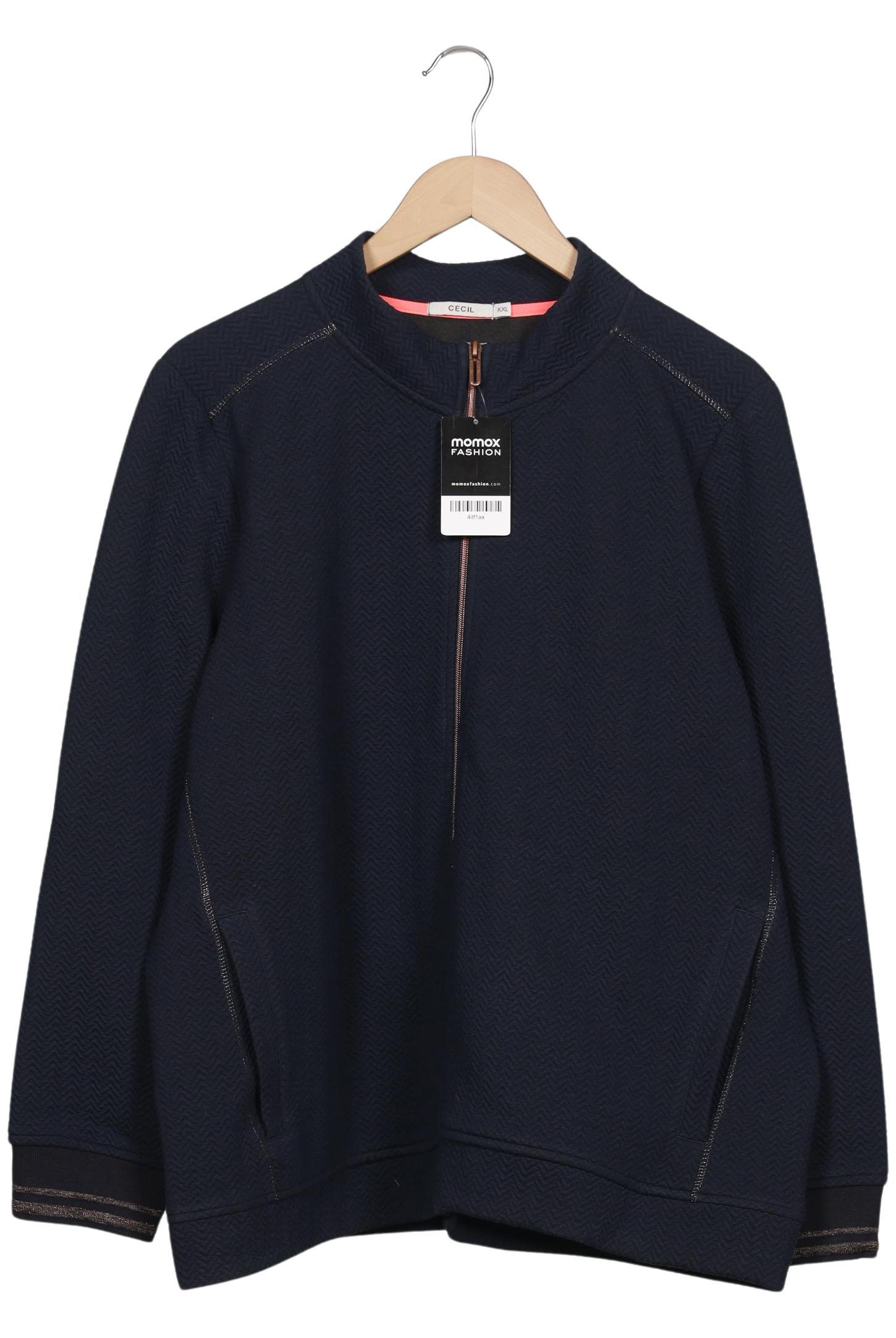 

Cecil Damen Sweatshirt, marineblau, Gr. 46