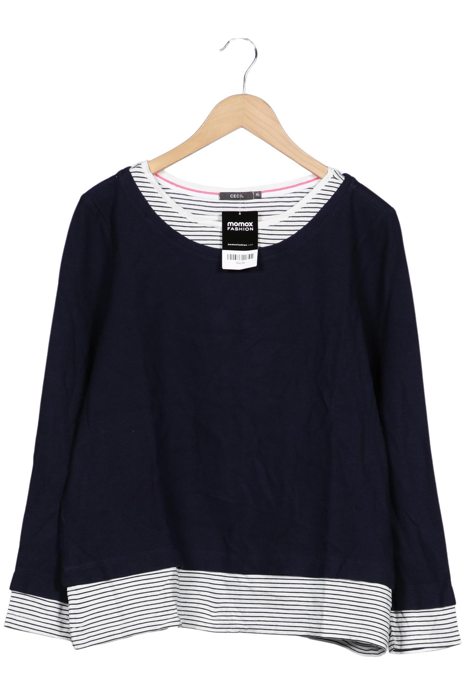 

Cecil Damen Sweatshirt, marineblau, Gr. 44