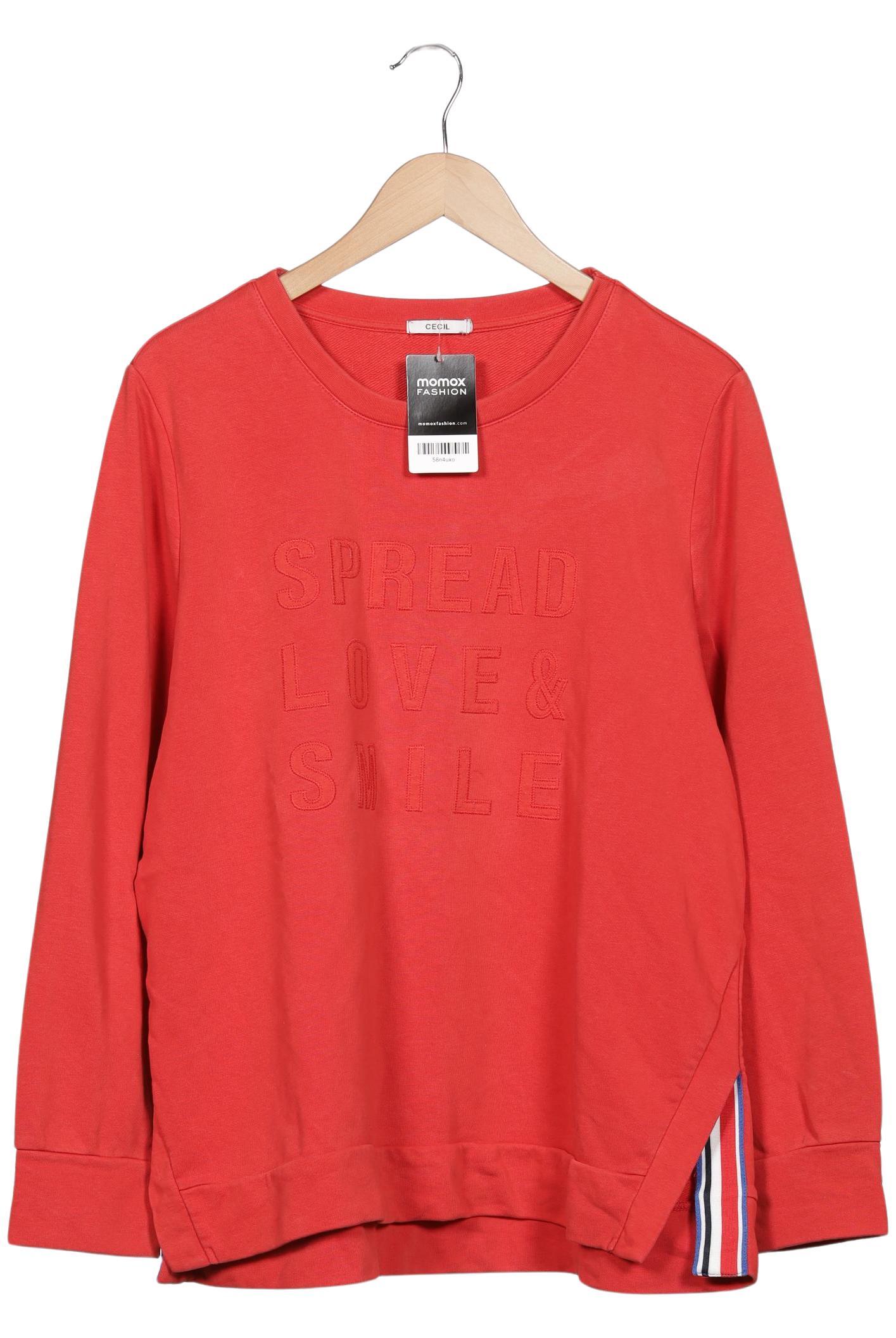 

Cecil Damen Sweatshirt, rot, Gr. 44