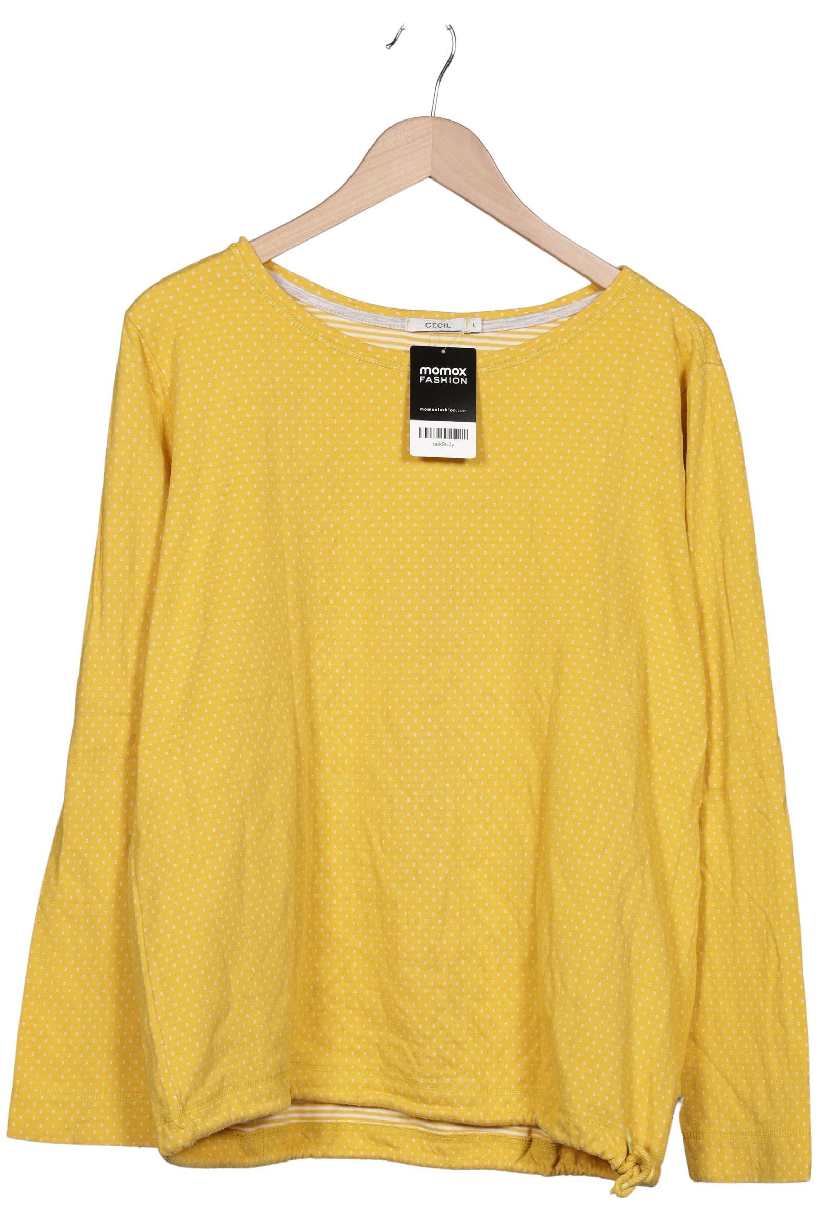 

Cecil Damen Sweatshirt, gelb, Gr. 42