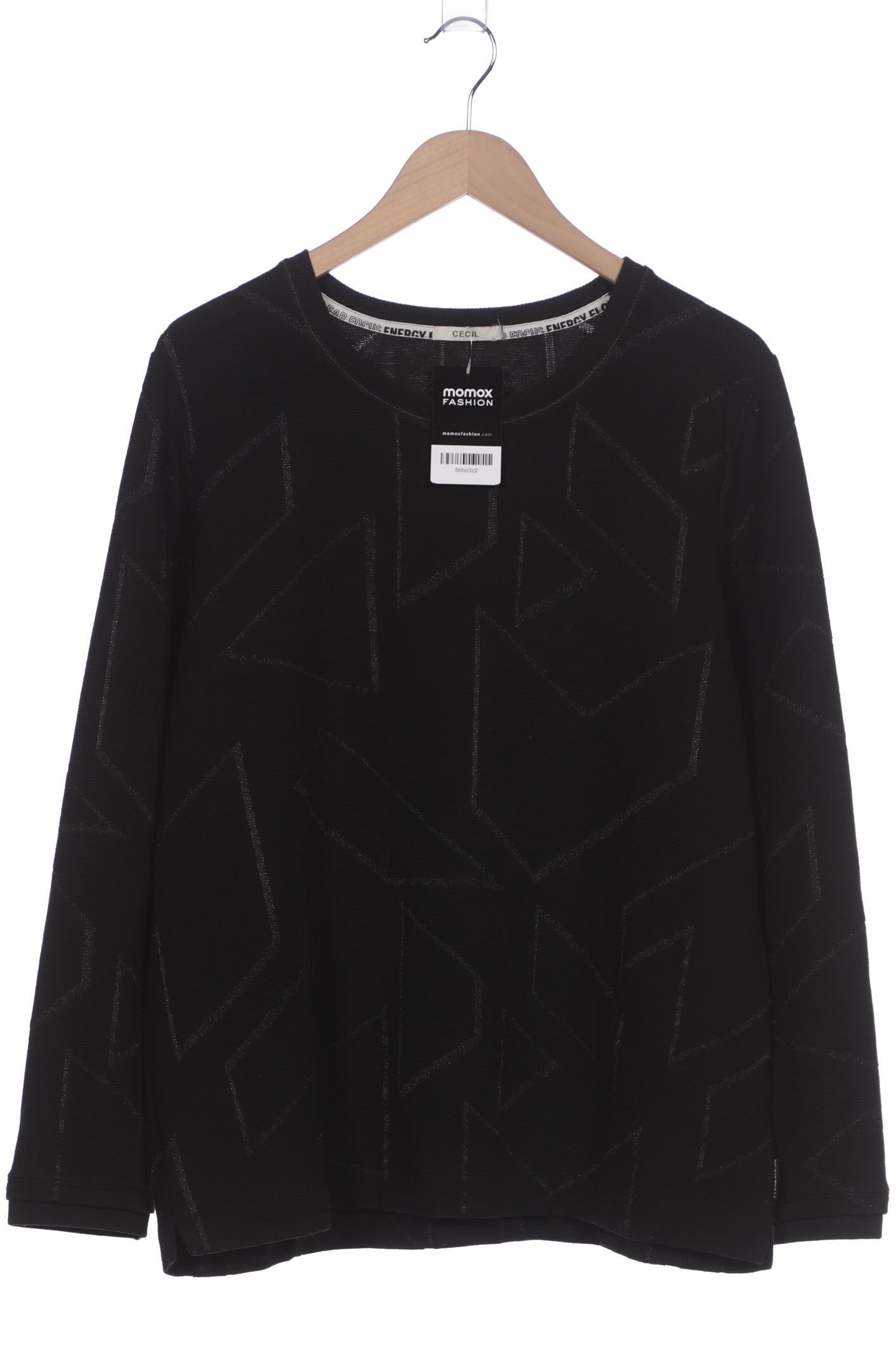 

Cecil Damen Sweatshirt, schwarz, Gr. 48