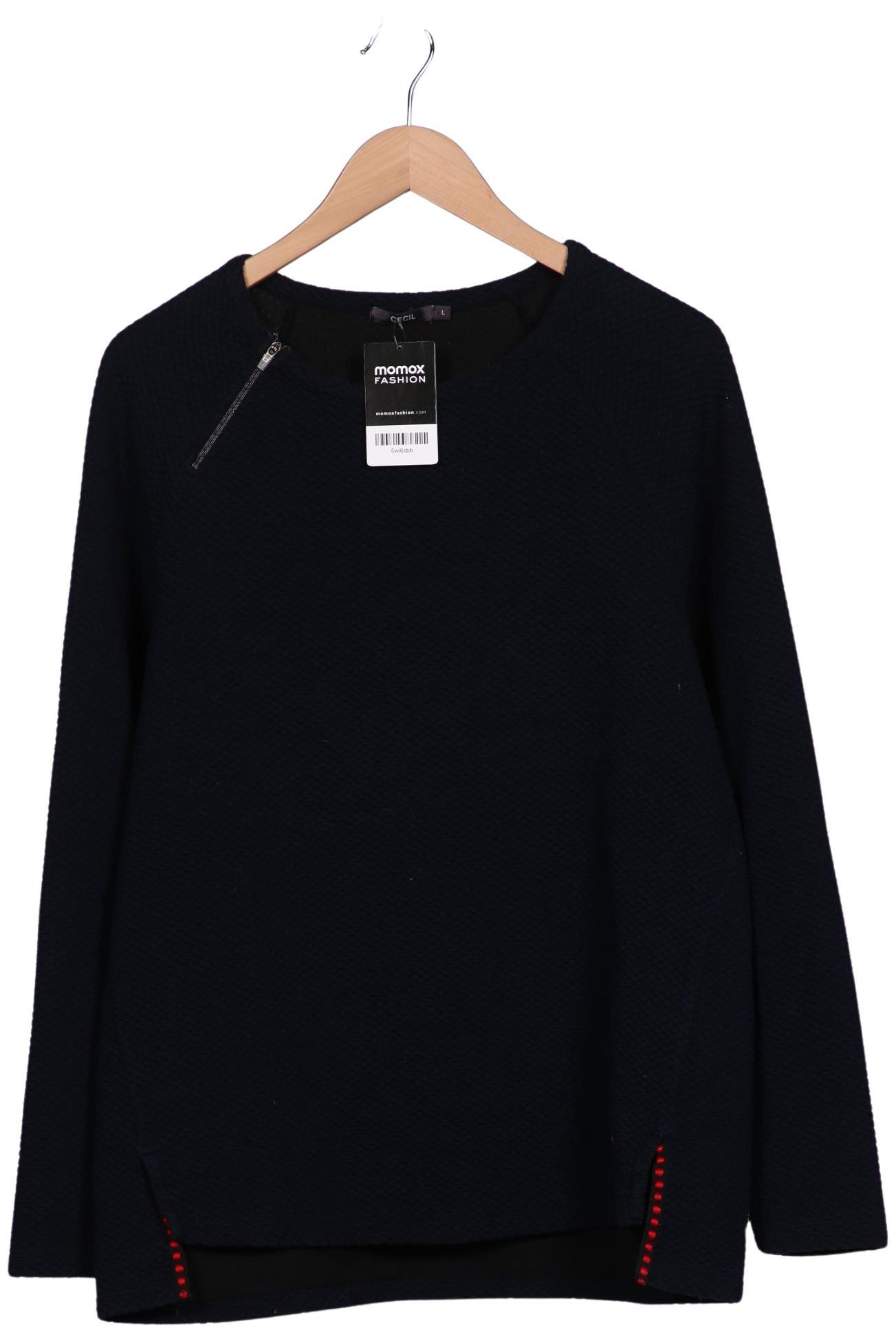 

Cecil Damen Sweatshirt, marineblau, Gr. 42