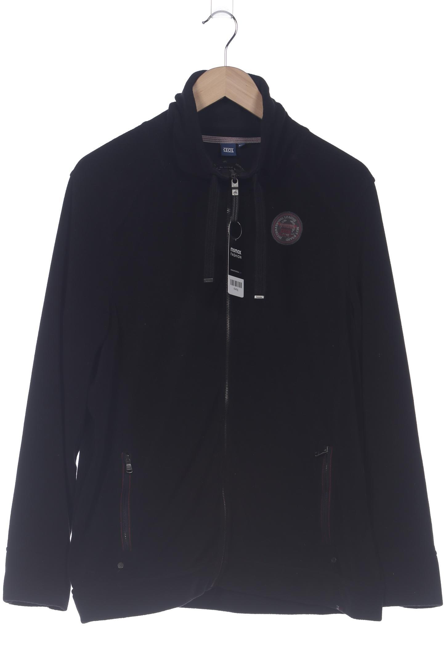

Cecil Damen Sweatshirt, schwarz, Gr. 46