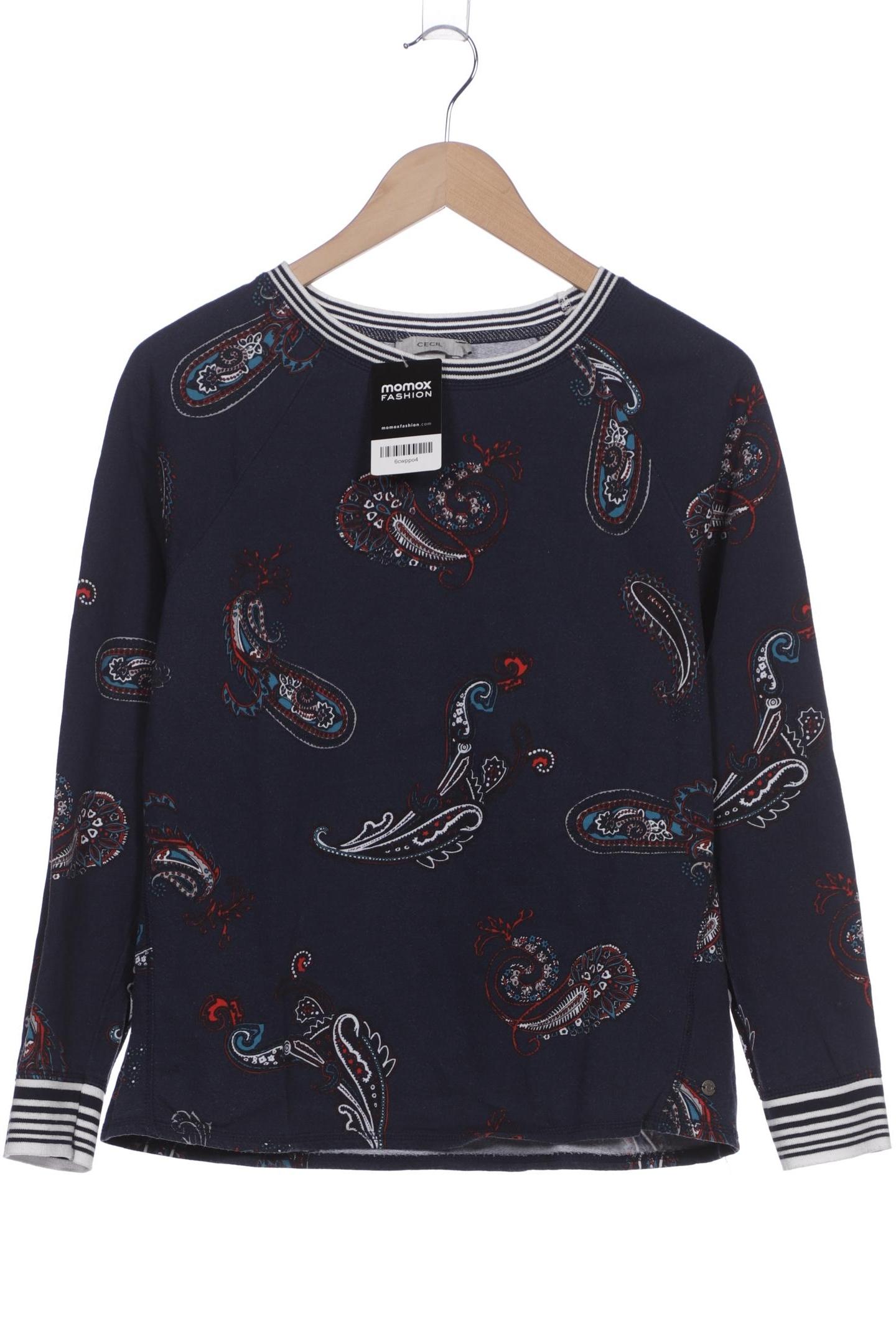 

Cecil Damen Sweatshirt, marineblau, Gr. 36