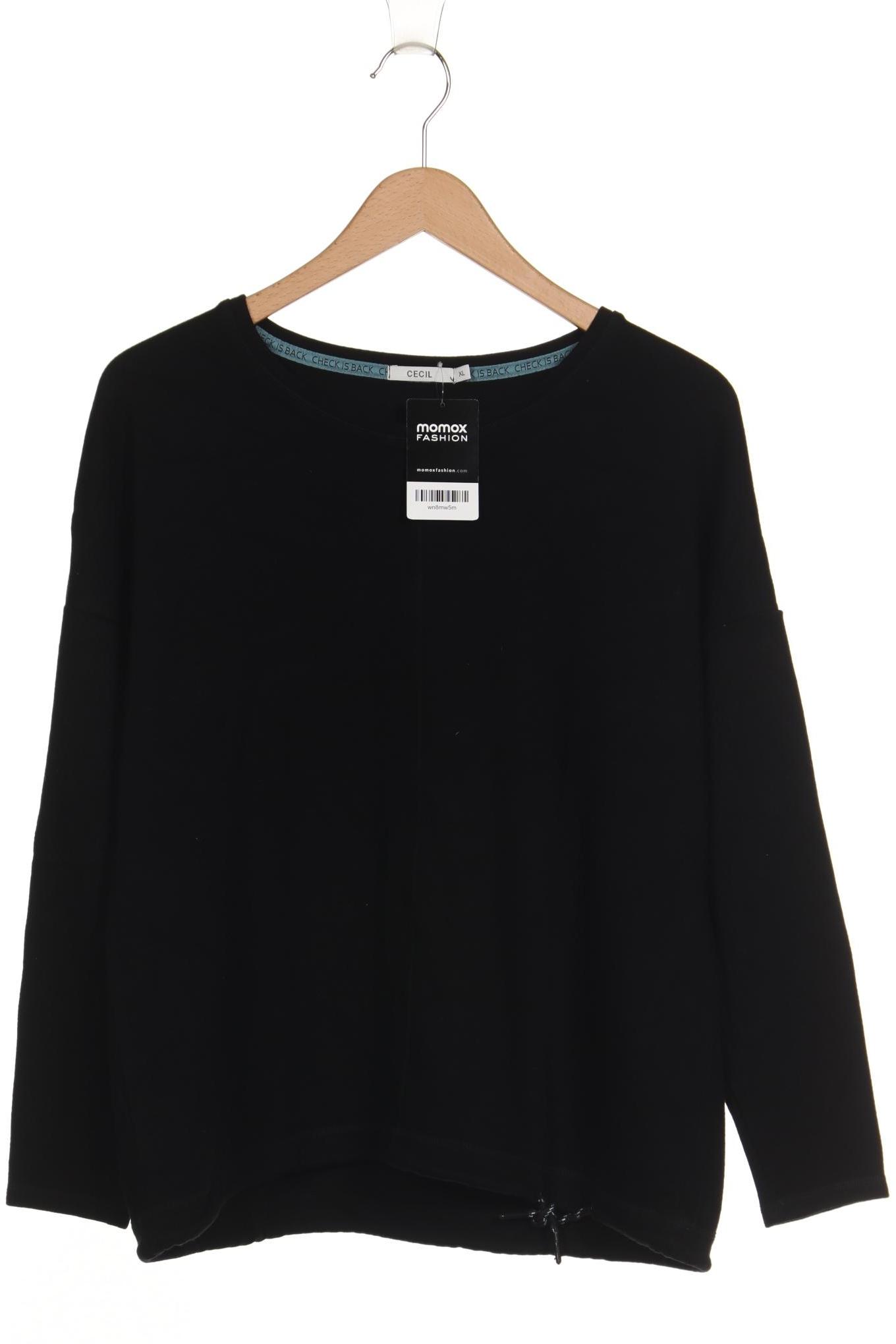 

Cecil Damen Sweatshirt, schwarz, Gr. 44