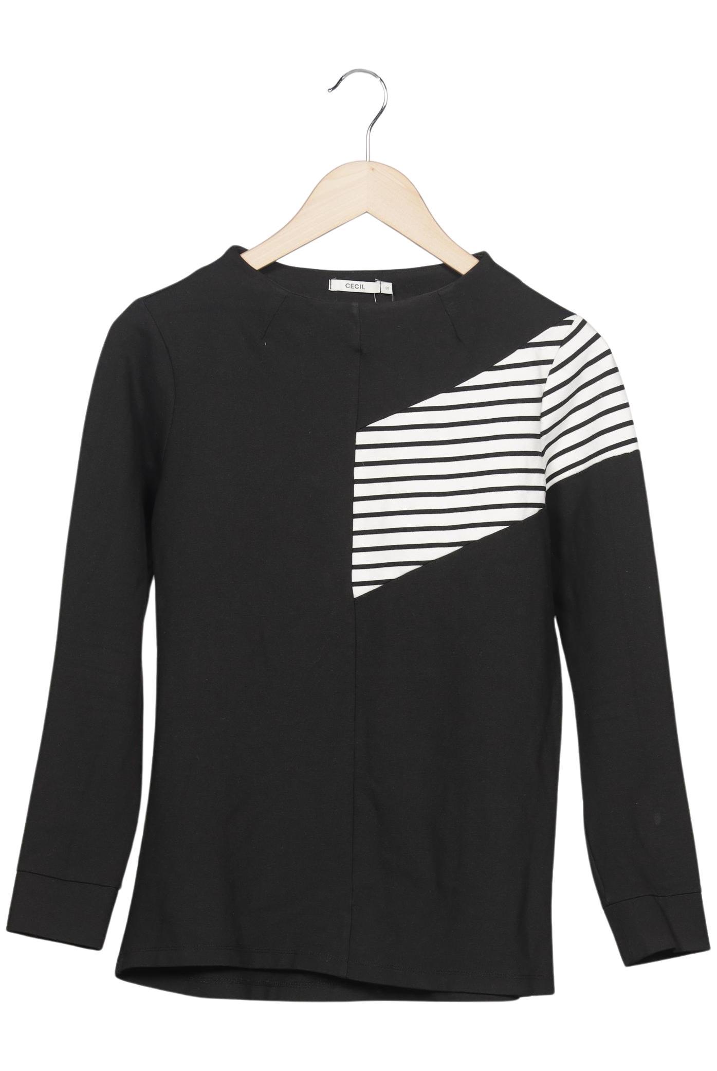 

Cecil Damen Sweatshirt, schwarz, Gr. 36
