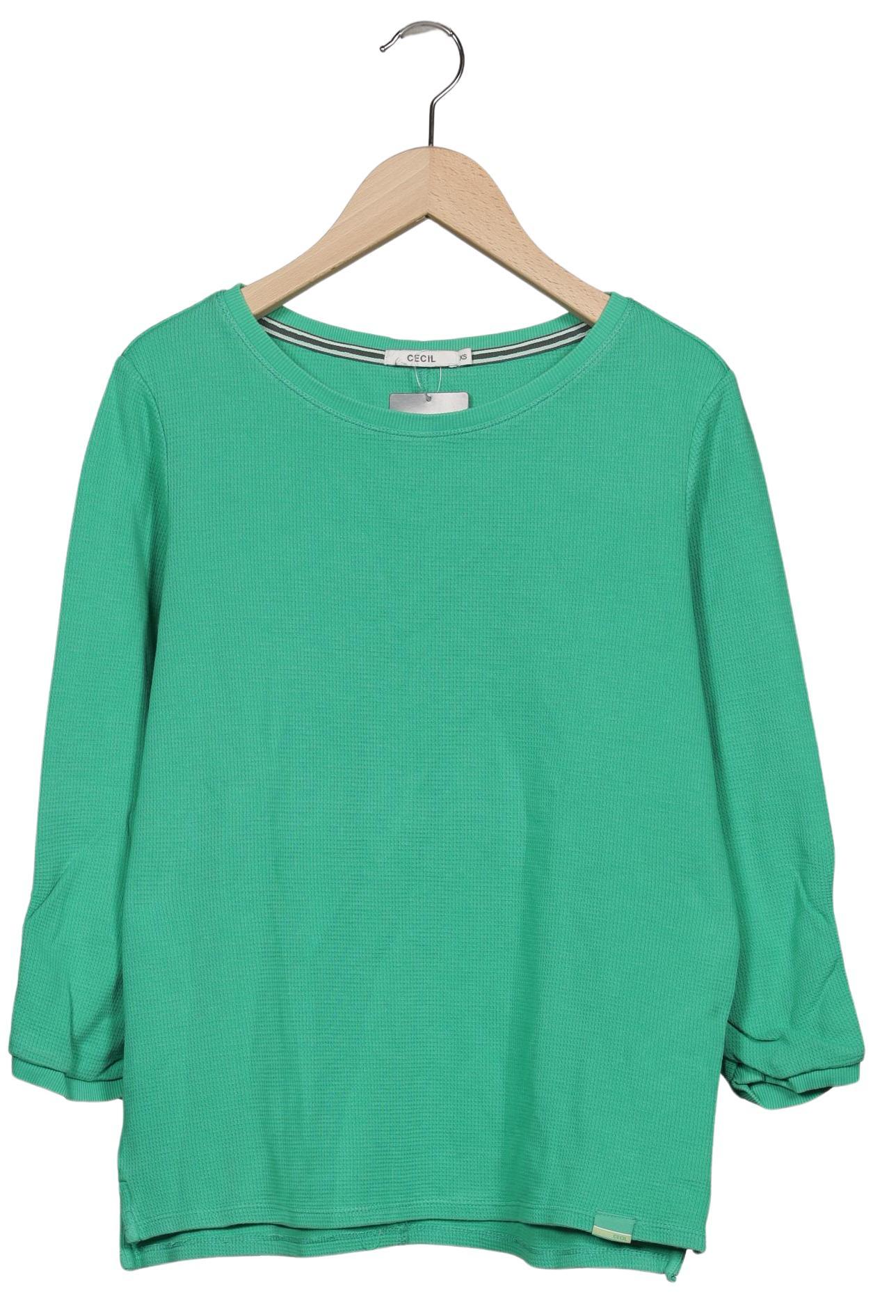 

Cecil Damen Sweatshirt, grün, Gr. 34