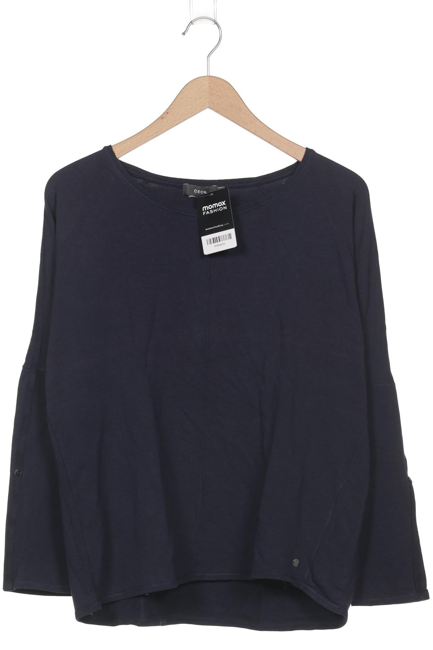 

Cecil Damen Sweatshirt, marineblau, Gr. 42