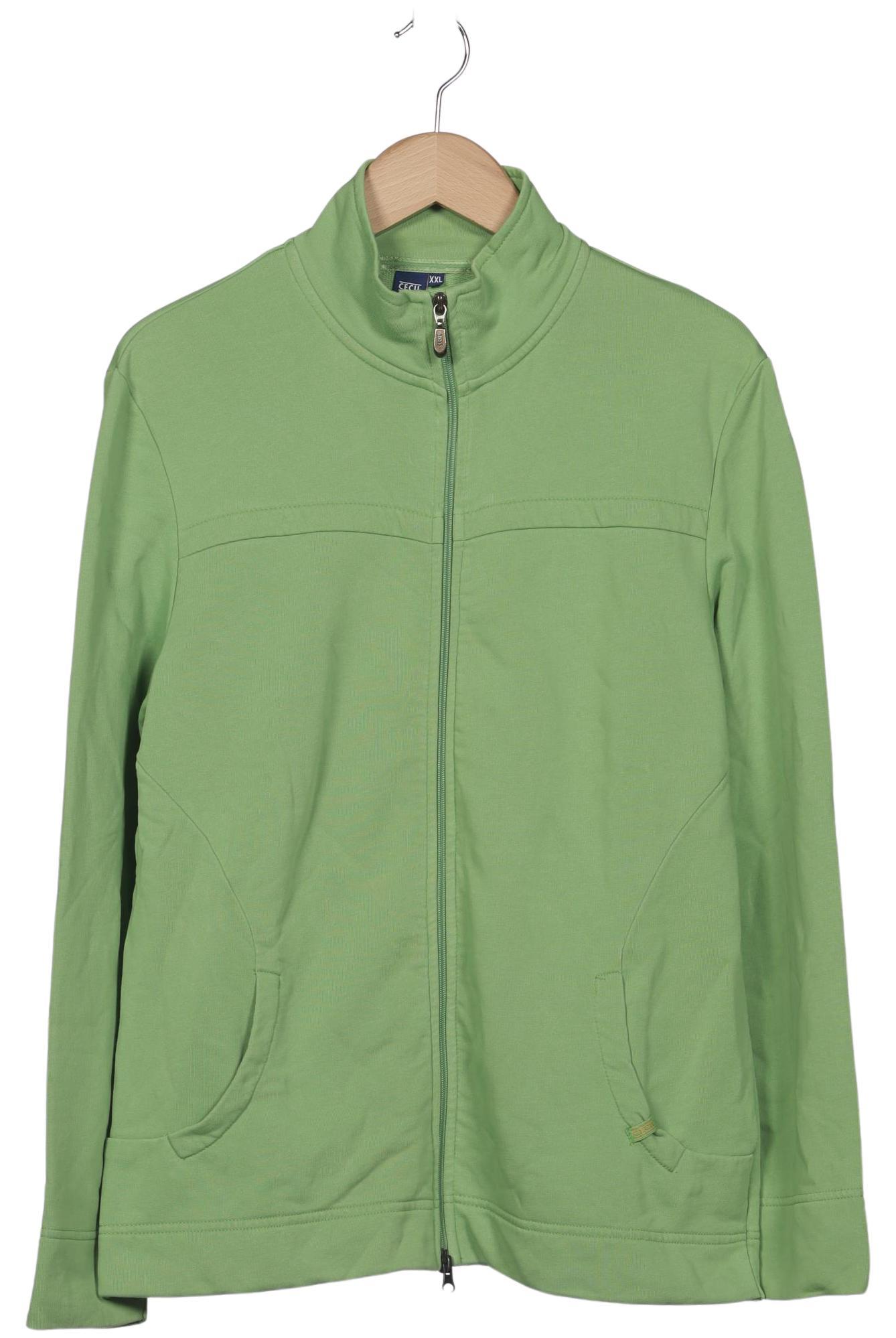 

Cecil Damen Sweatshirt, hellgrün, Gr. 46