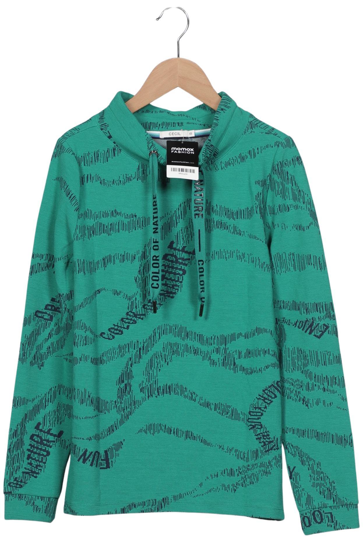 

Cecil Damen Sweatshirt, grün, Gr. 34