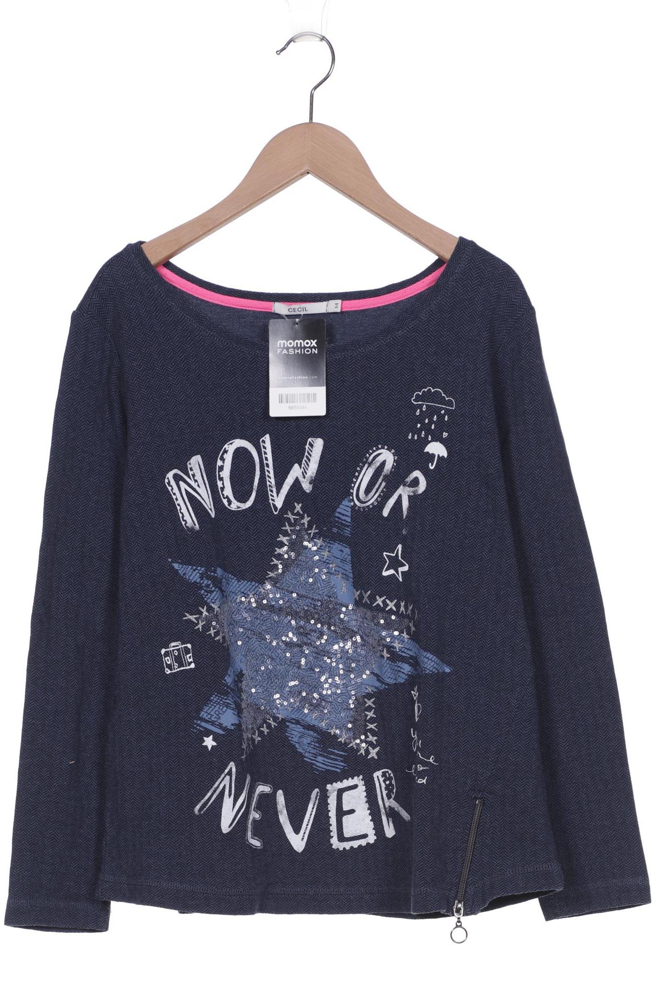 

CECIL Damen Sweatshirt, marineblau