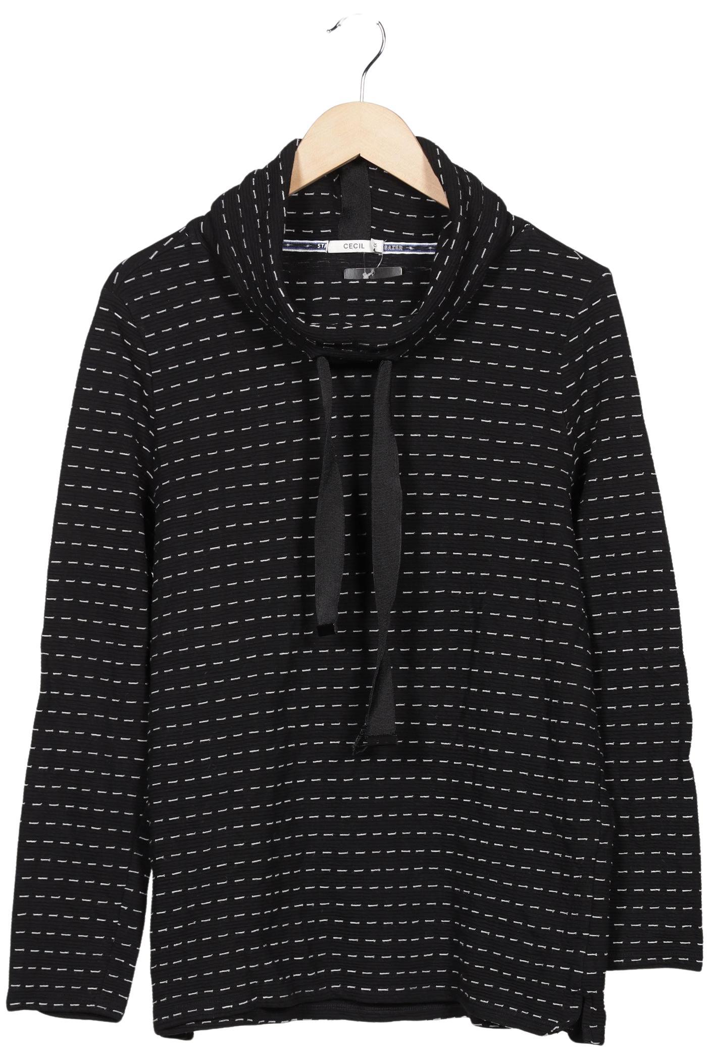 

Cecil Damen Sweatshirt, schwarz, Gr. 44